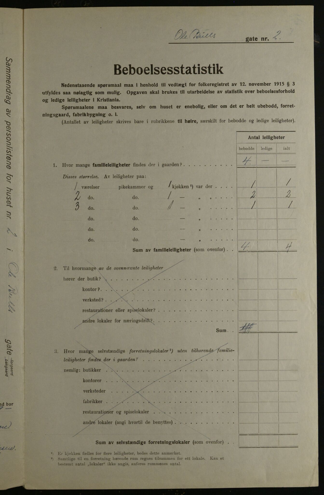 OBA, Municipal Census 1923 for Kristiania, 1923, p. 82815