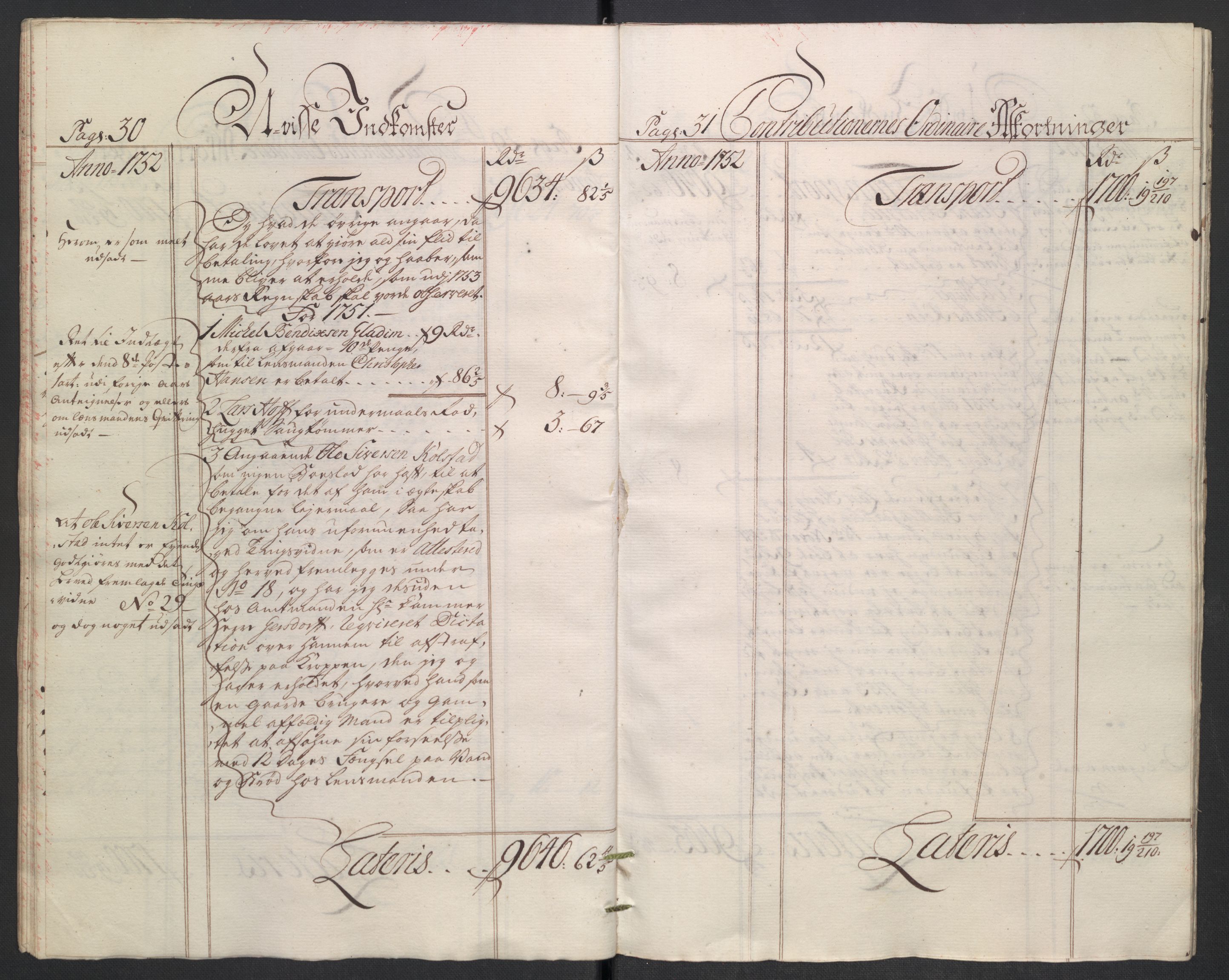 Rentekammeret inntil 1814, Reviderte regnskaper, Fogderegnskap, AV/RA-EA-4092/R18/L1349: Fogderegnskap Hadeland, Toten og Valdres, 1752-1753, p. 20