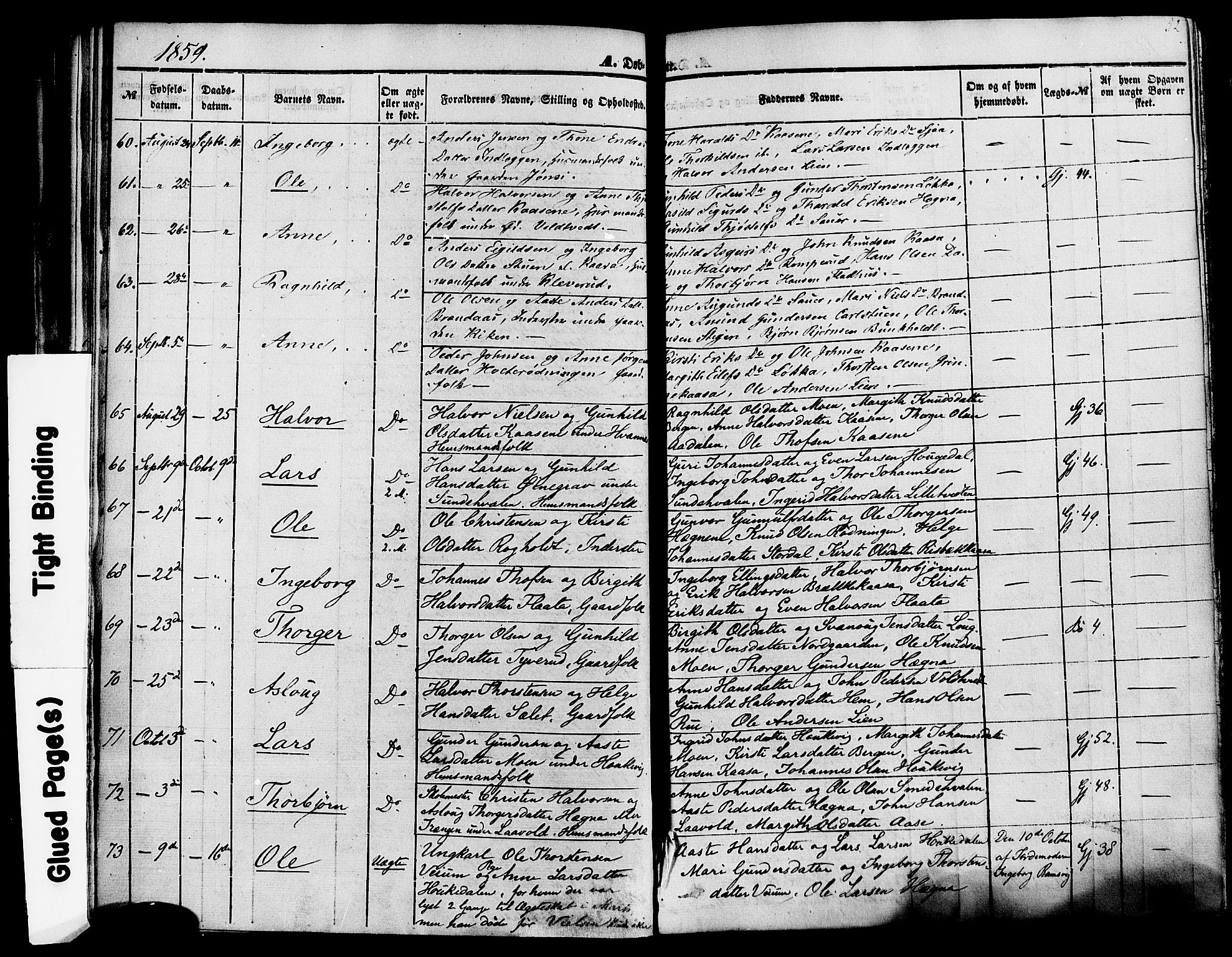 Sauherad kirkebøker, AV/SAKO-A-298/F/Fa/L0007: Parish register (official) no. I 7, 1851-1873, p. 52