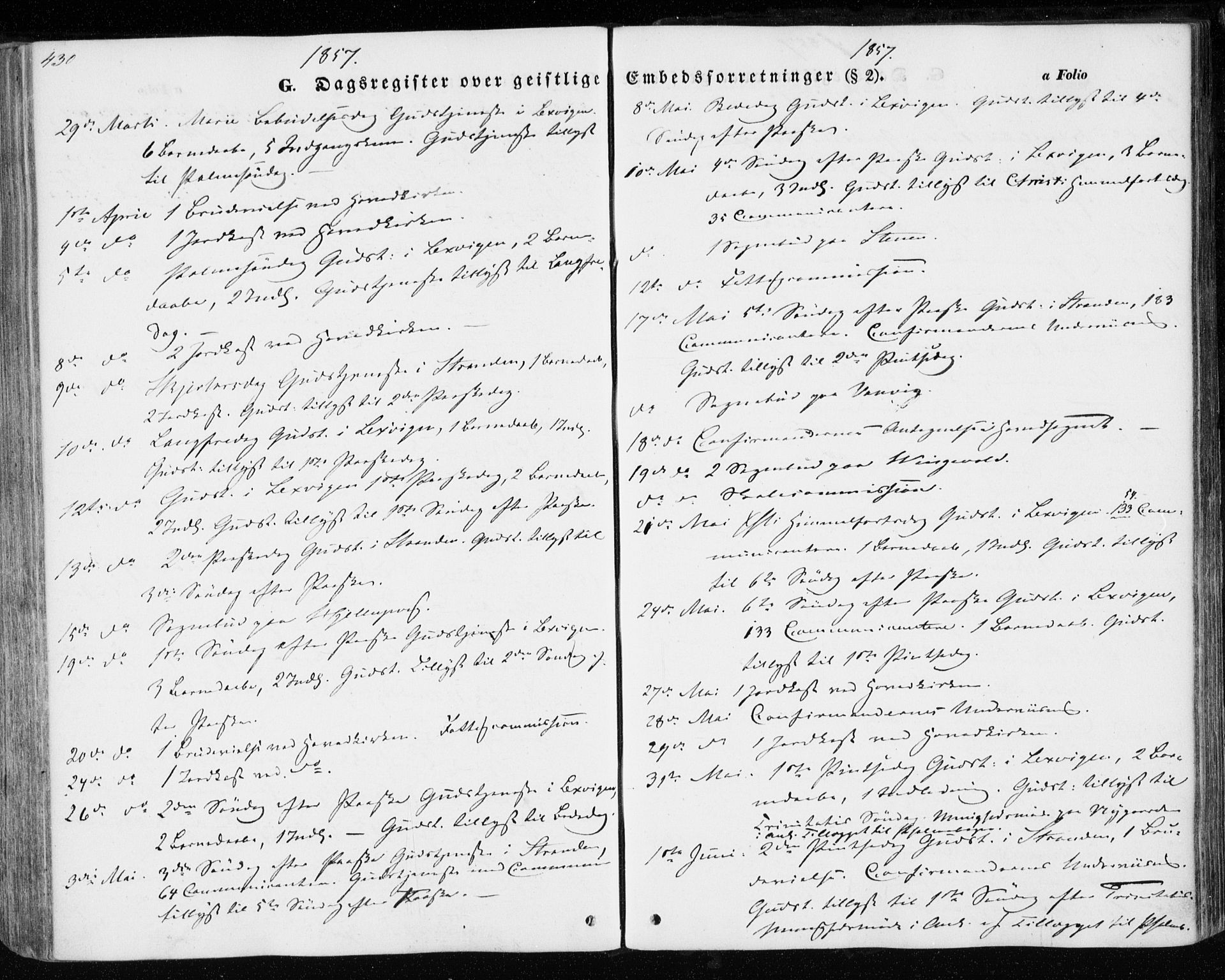 Ministerialprotokoller, klokkerbøker og fødselsregistre - Nord-Trøndelag, SAT/A-1458/701/L0008: Parish register (official) no. 701A08 /1, 1854-1863, p. 430