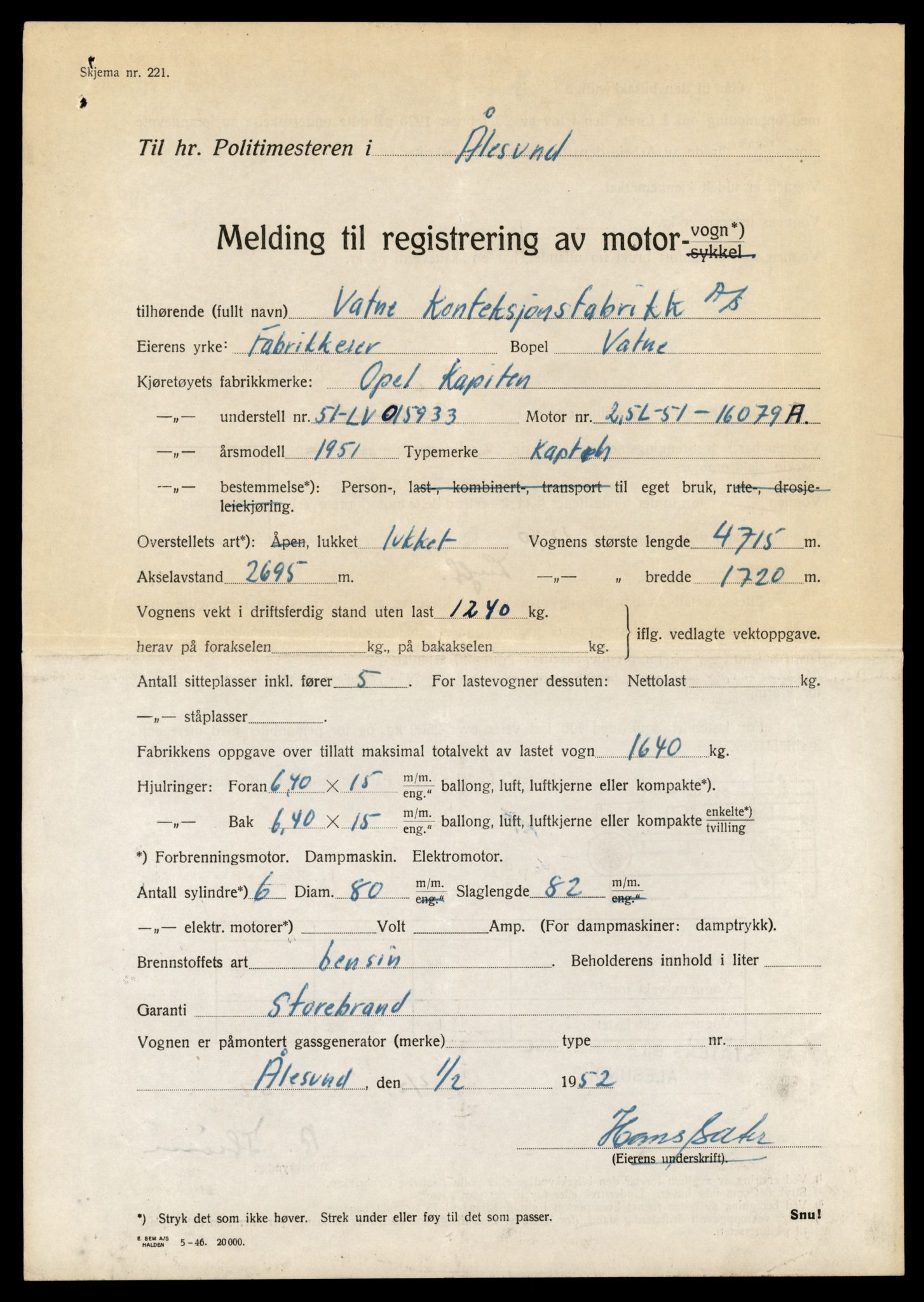 Møre og Romsdal vegkontor - Ålesund trafikkstasjon, AV/SAT-A-4099/F/Fe/L0024: Registreringskort for kjøretøy T 10810 - T 10930, 1927-1998, p. 1342