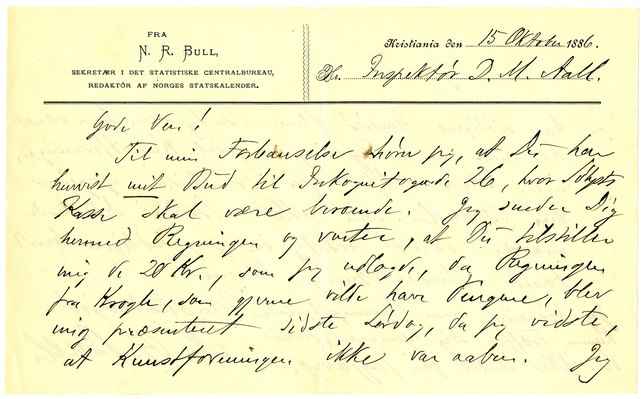 Diderik Maria Aalls brevsamling, NF/Ark-1023/F/L0002: D.M. Aalls brevsamling. B - C, 1799-1889, p. 206