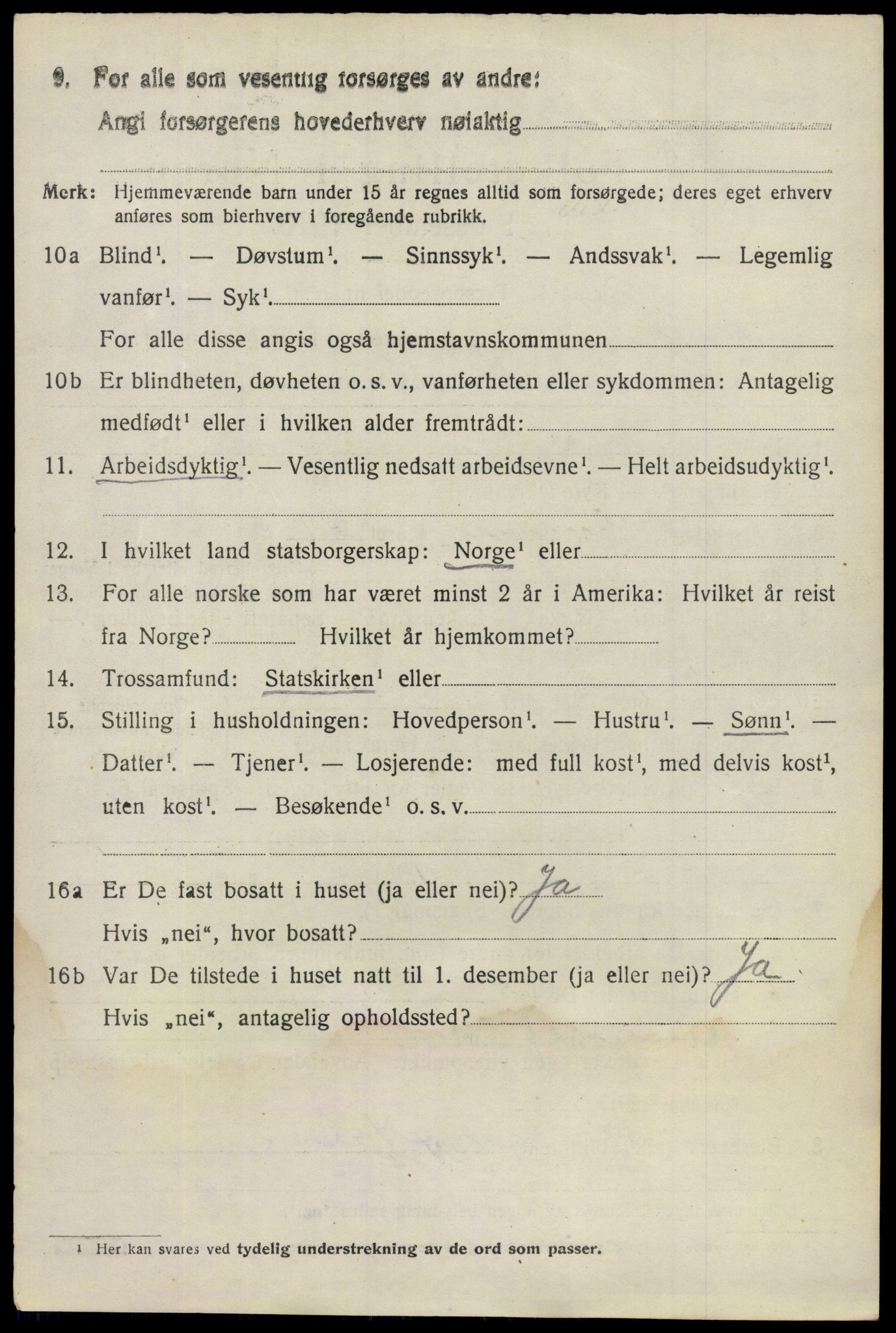 SAO, 1920 census for Tune, 1920, p. 14039