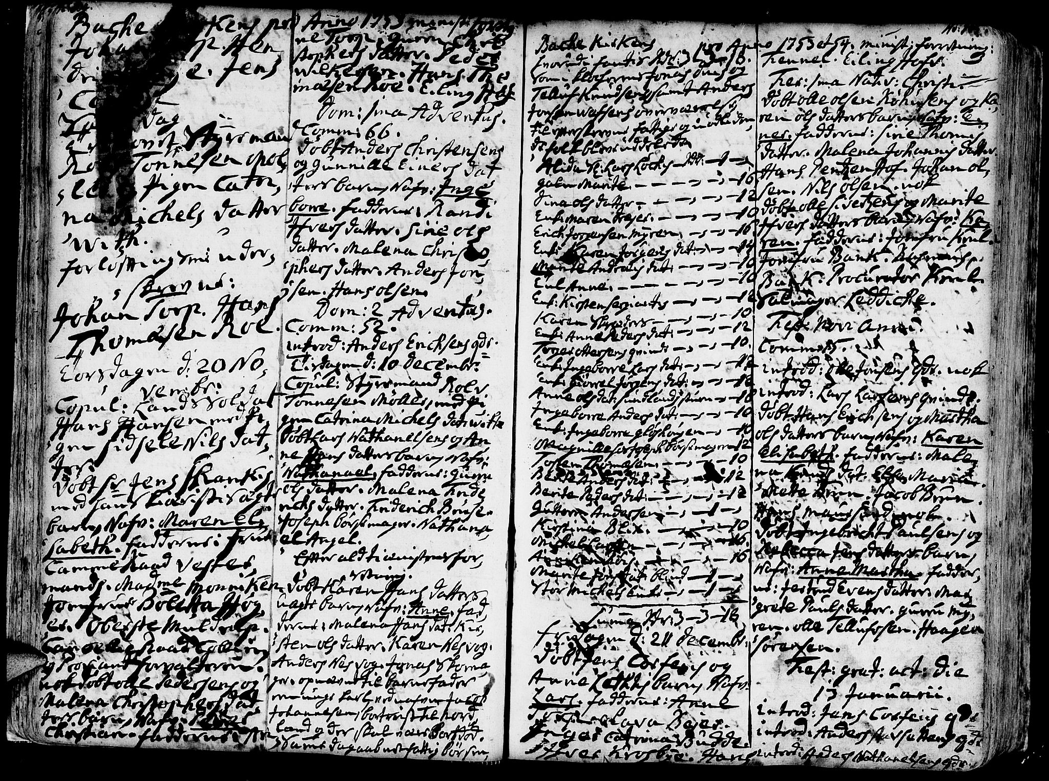 Ministerialprotokoller, klokkerbøker og fødselsregistre - Sør-Trøndelag, SAT/A-1456/606/L0276: Parish register (official) no. 606A01 /2, 1727-1779, p. 104-105