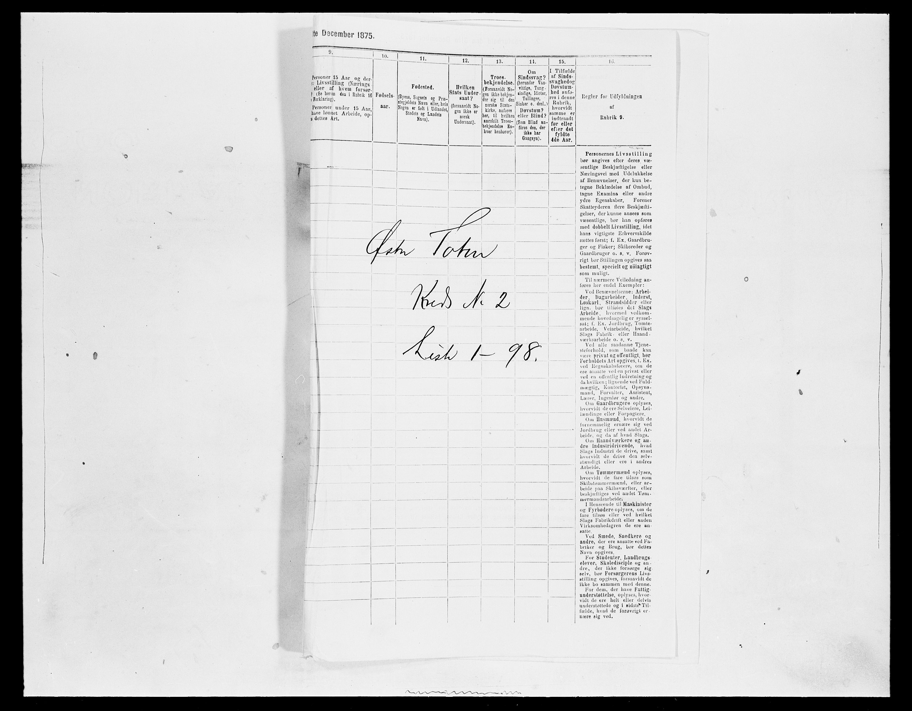 SAH, 1875 census for 0528P Østre Toten, 1875, p. 344
