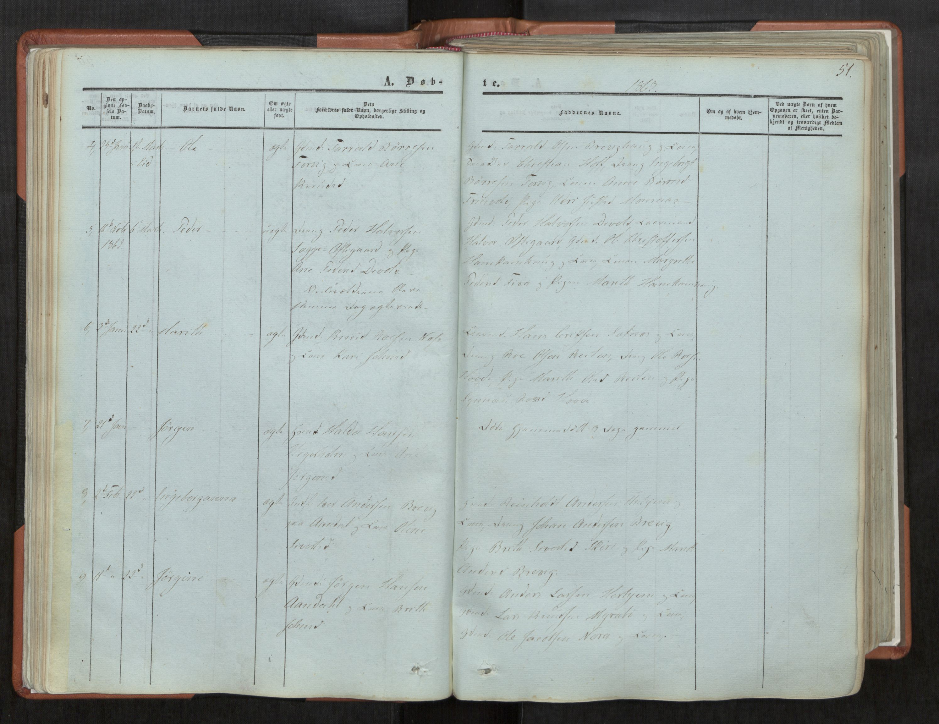 Ministerialprotokoller, klokkerbøker og fødselsregistre - Møre og Romsdal, AV/SAT-A-1454/544/L0572: Parish register (official) no. 544A05, 1854-1886, p. 51