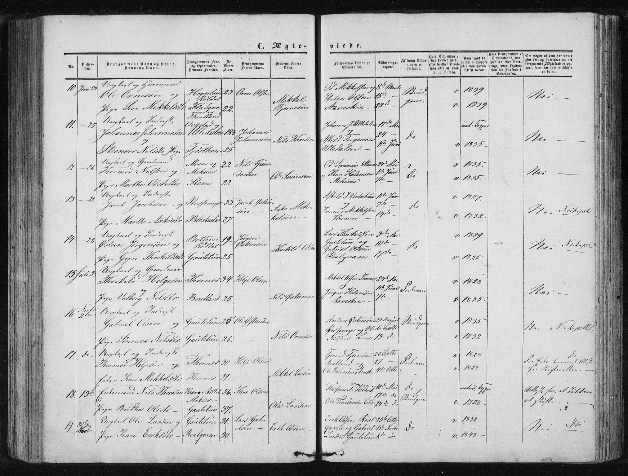 Suldal sokneprestkontor, AV/SAST-A-101845/01/IV/L0009: Parish register (official) no. A 9, 1854-1868