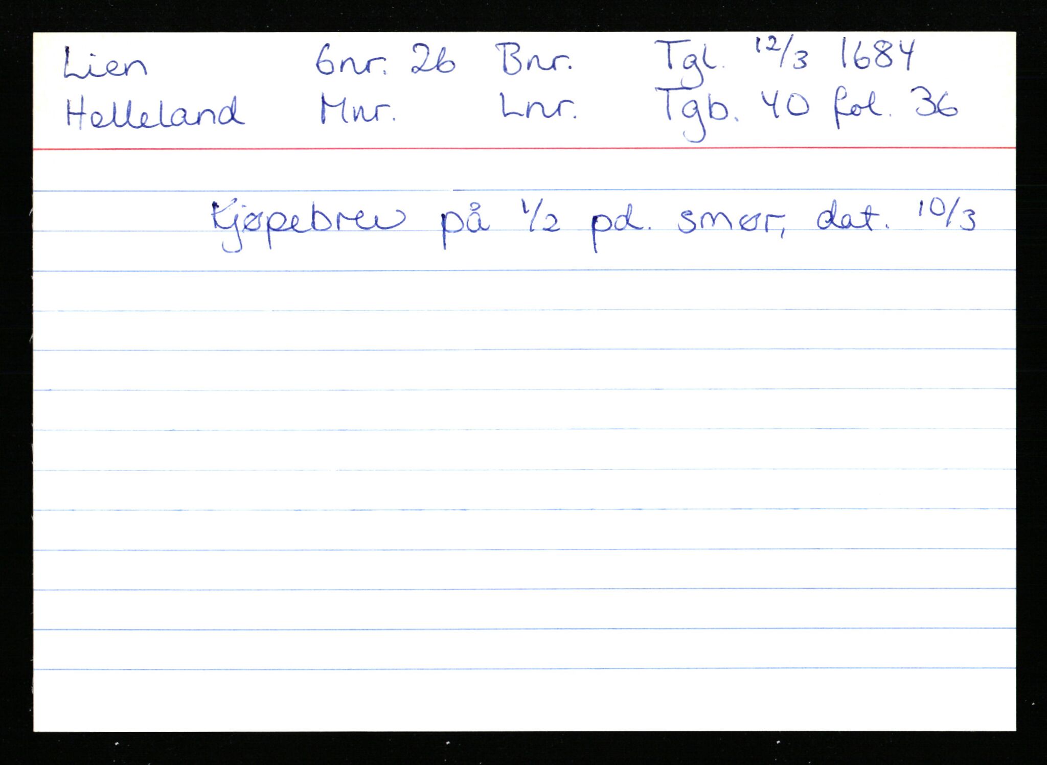 Statsarkivet i Stavanger, AV/SAST-A-101971/03/Y/Ym/L0035: Åstedskort sortert etter gårdsnavn: Leiranger - Lindanger, 1600-1950, p. 397