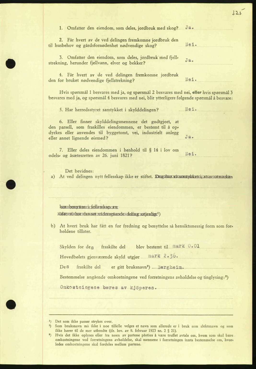 Nordmøre sorenskriveri, AV/SAT-A-4132/1/2/2Ca: Mortgage book no. A95, 1943-1943, Diary no: : 1393/1943