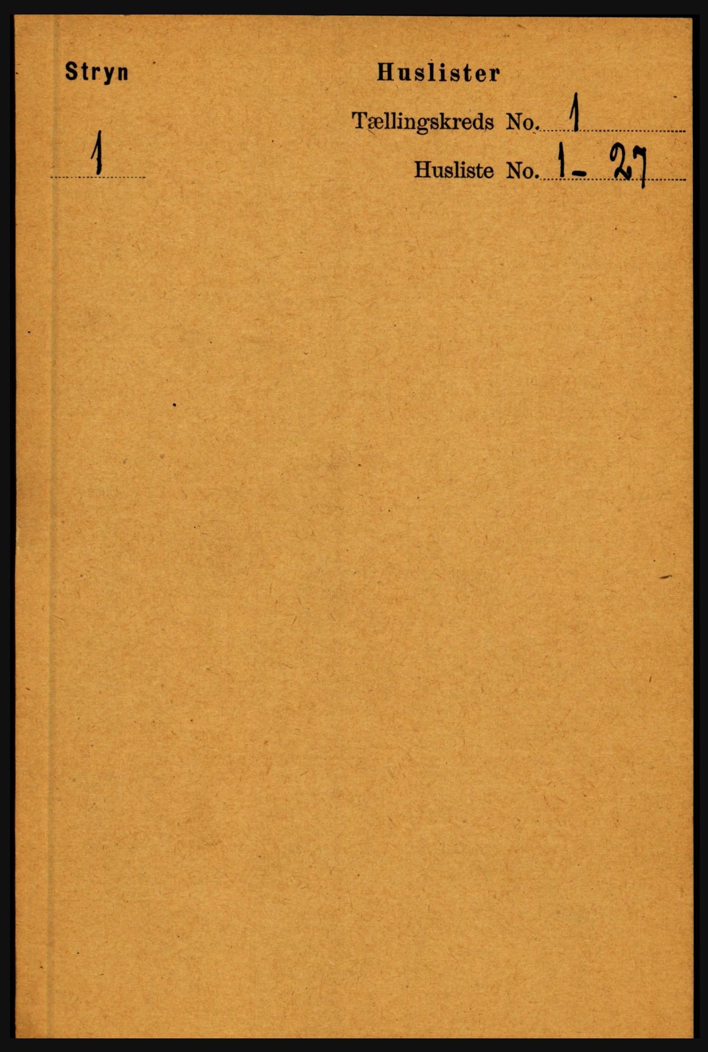 RA, 1891 census for 1448 Stryn, 1891, p. 28