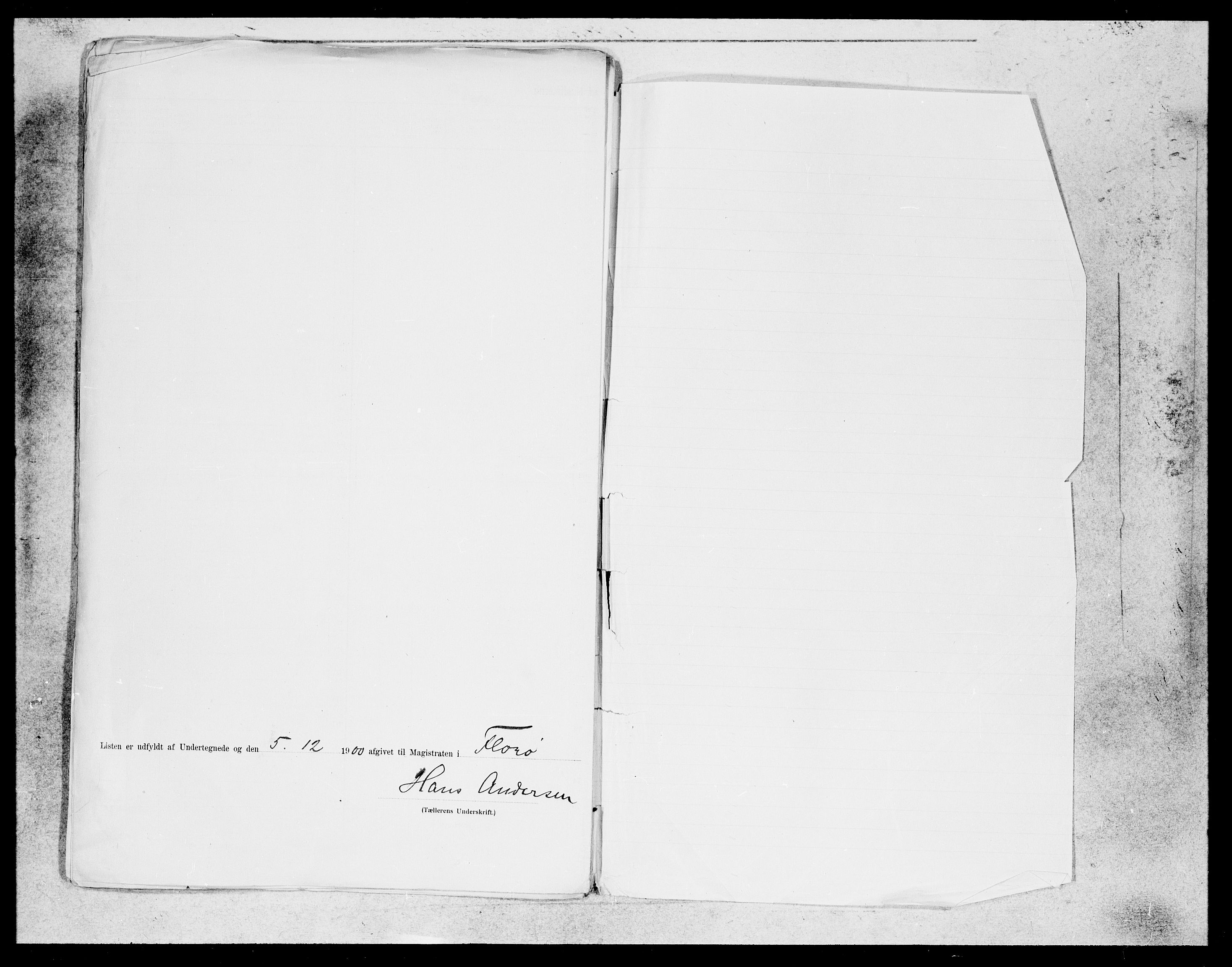 SAB, 1900 census for Florø, 1900, p. 11