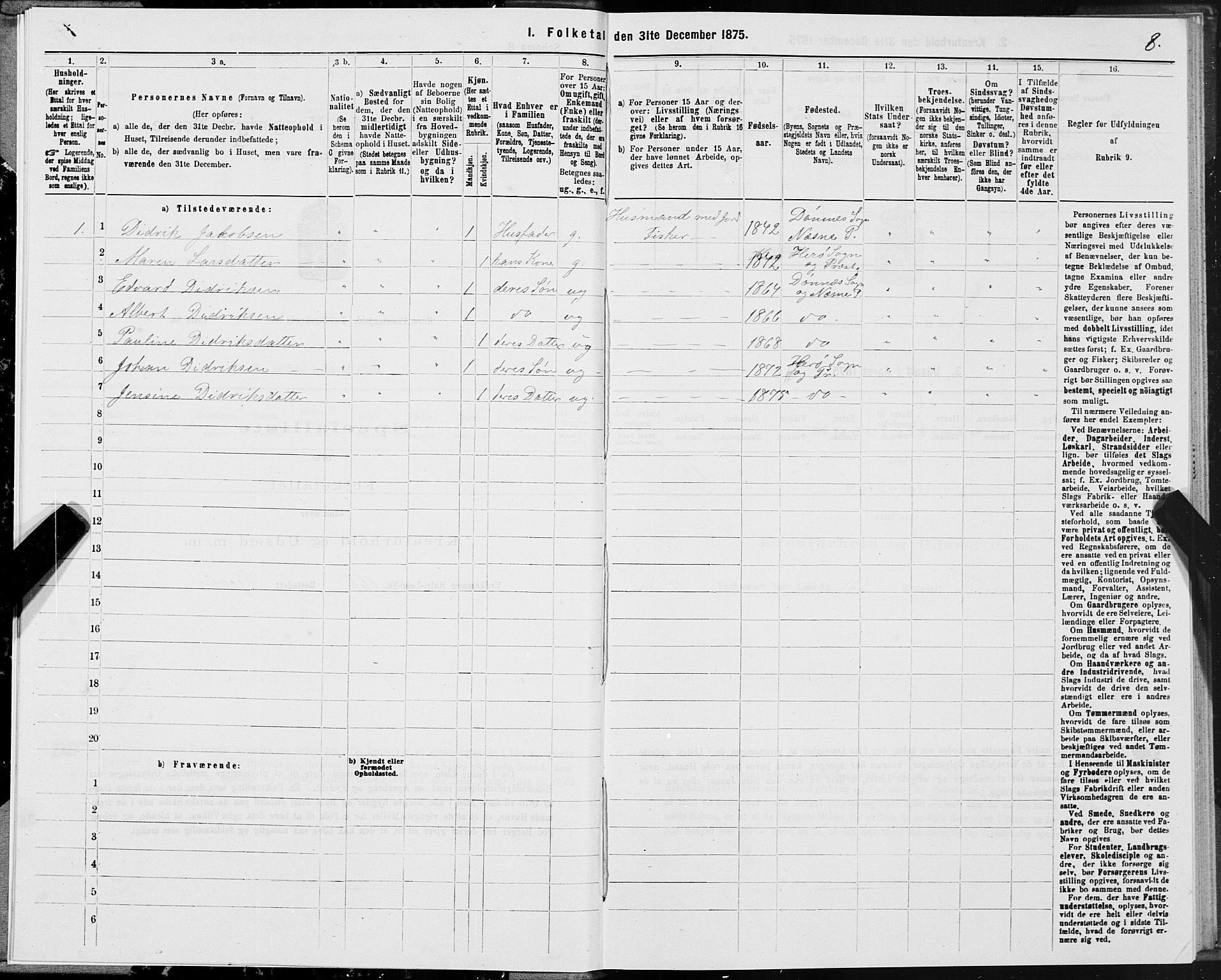 SAT, 1875 census for 1818P Herøy, 1875, p. 1008