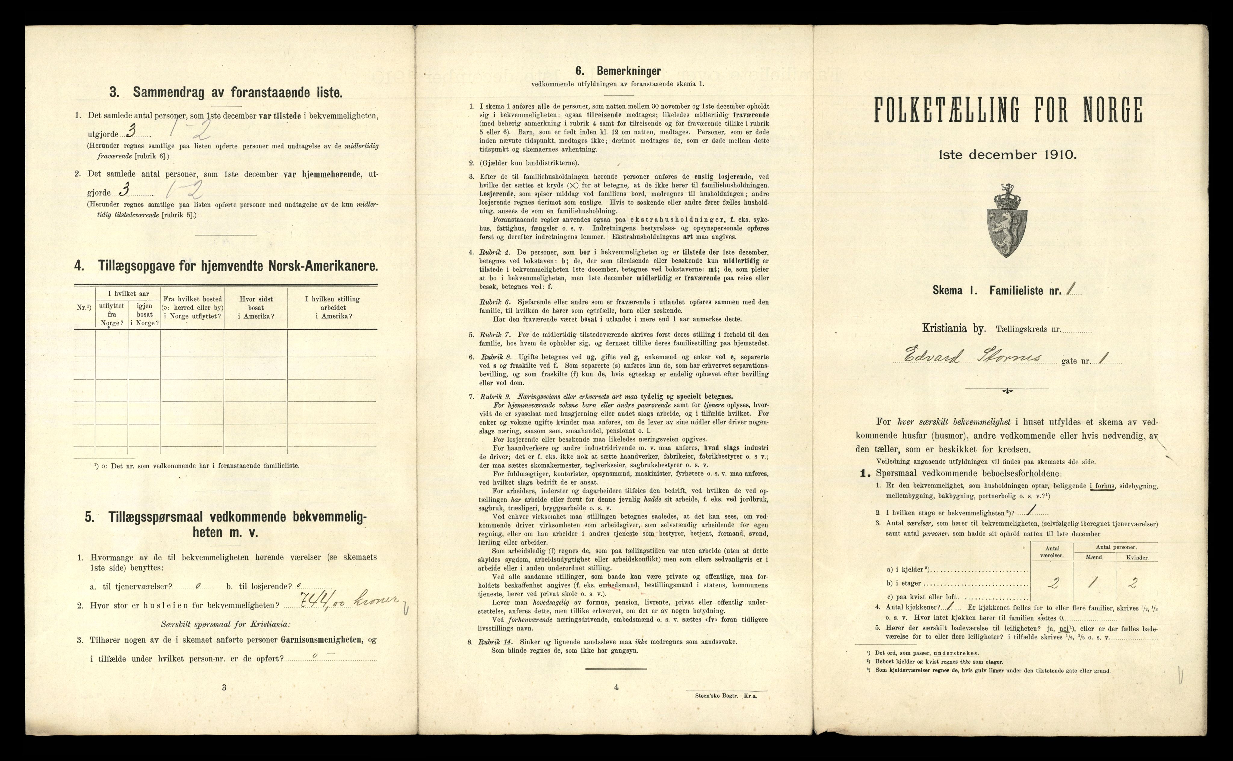 RA, 1910 census for Kristiania, 1910, p. 18945