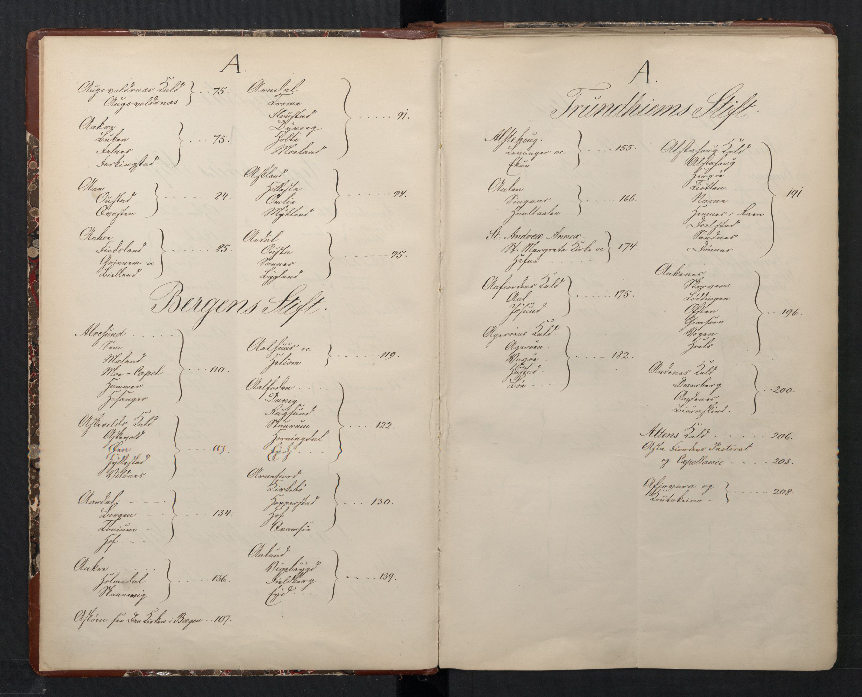 Avskriftsamlingen, AV/RA-EA-4022/F/Fa/L0102: Fortegnelse over prestekallene og over bestallinger for prester i Norge fra slutten av 17. århundre inntil året 1800, 1670-1804, p. 5