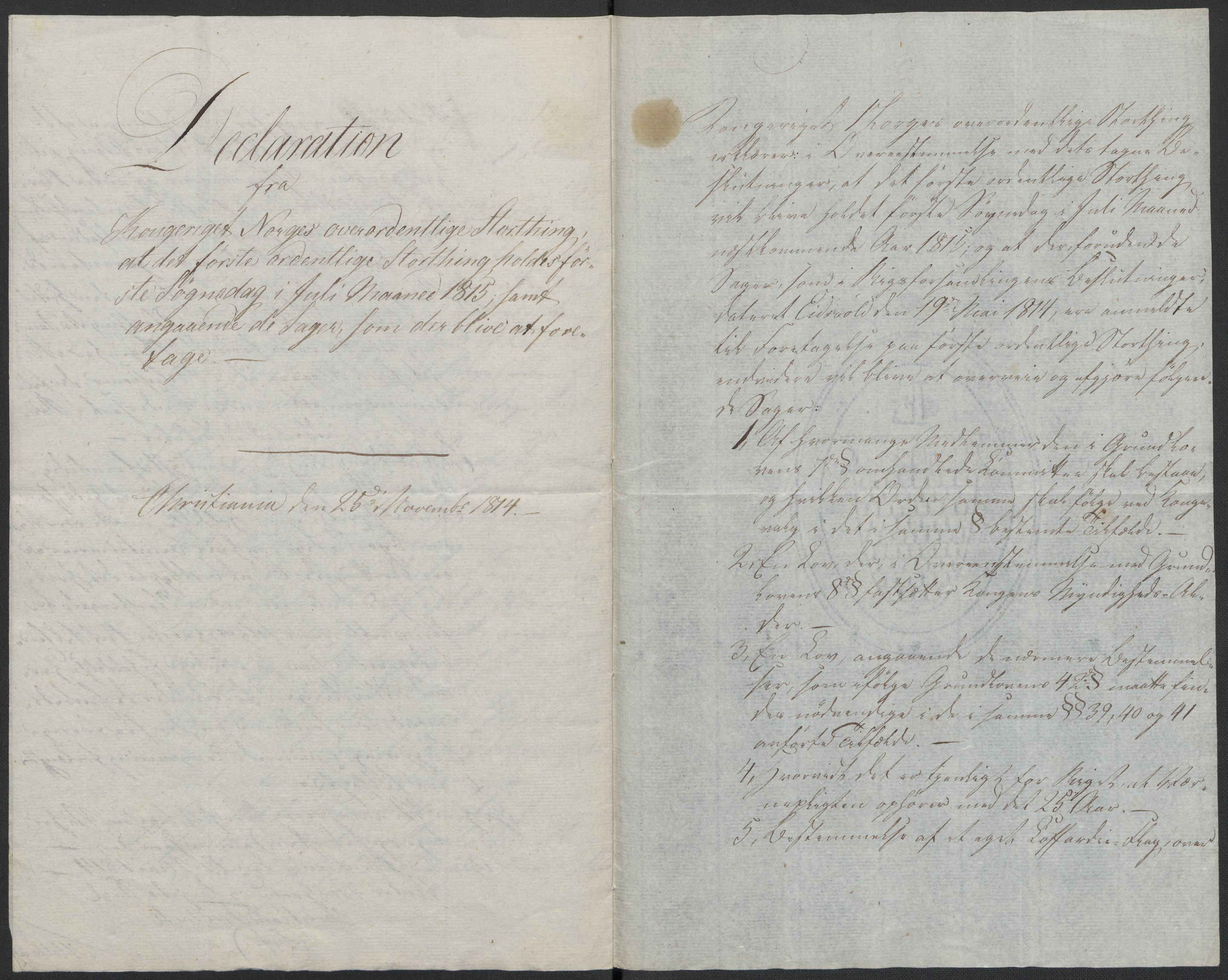 Christie, Wilhelm Frimann Koren, RA/PA-0014/F/L0004: Christies dokumenter fra 1814, 1814, p. 227