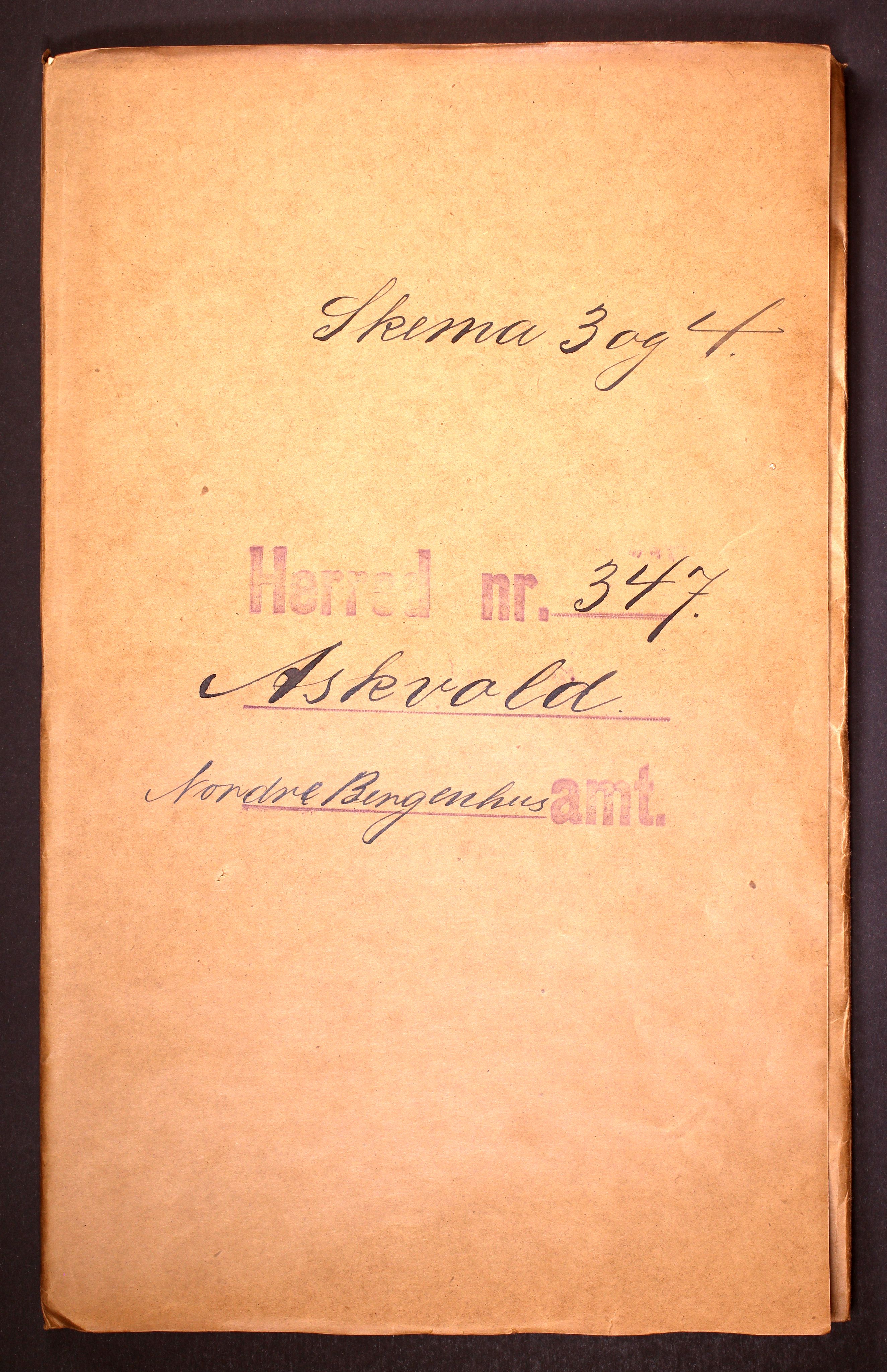 RA, 1910 census for Askvoll, 1910, p. 1