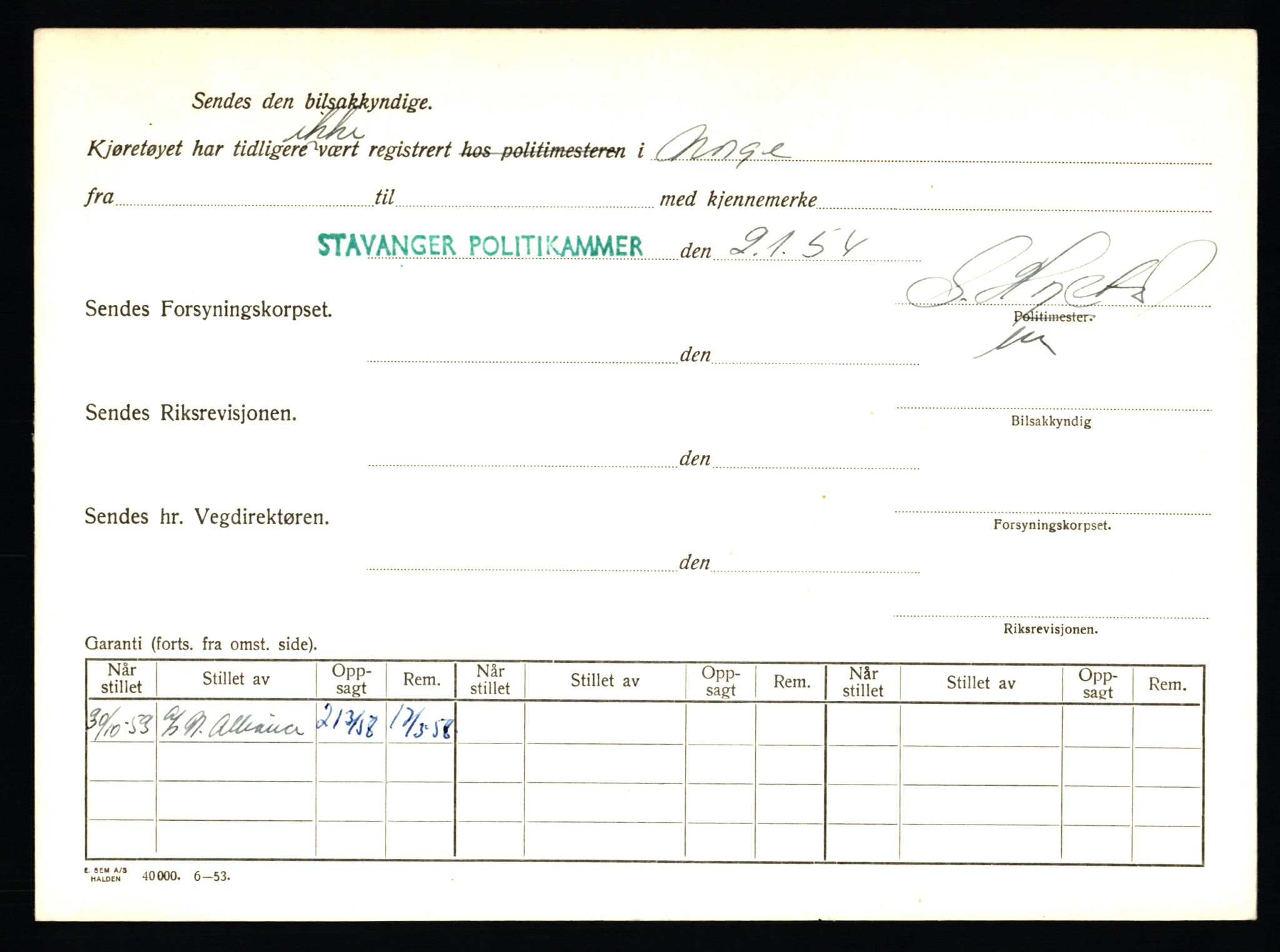 Stavanger trafikkstasjon, AV/SAST-A-101942/0/F/L0005: L-1350 - L-1699, 1930-1971, p. 1070