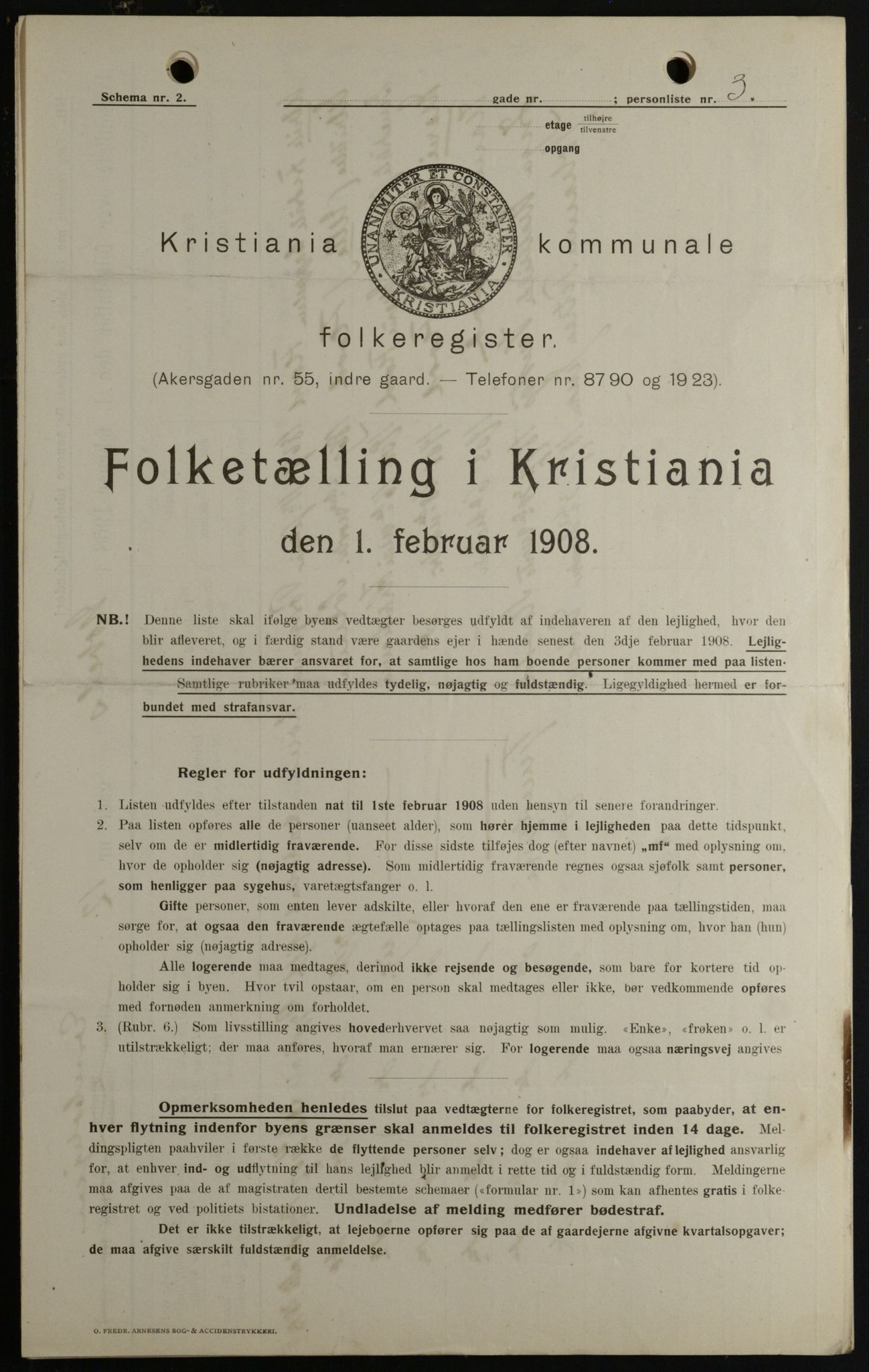 OBA, Municipal Census 1908 for Kristiania, 1908, p. 63928