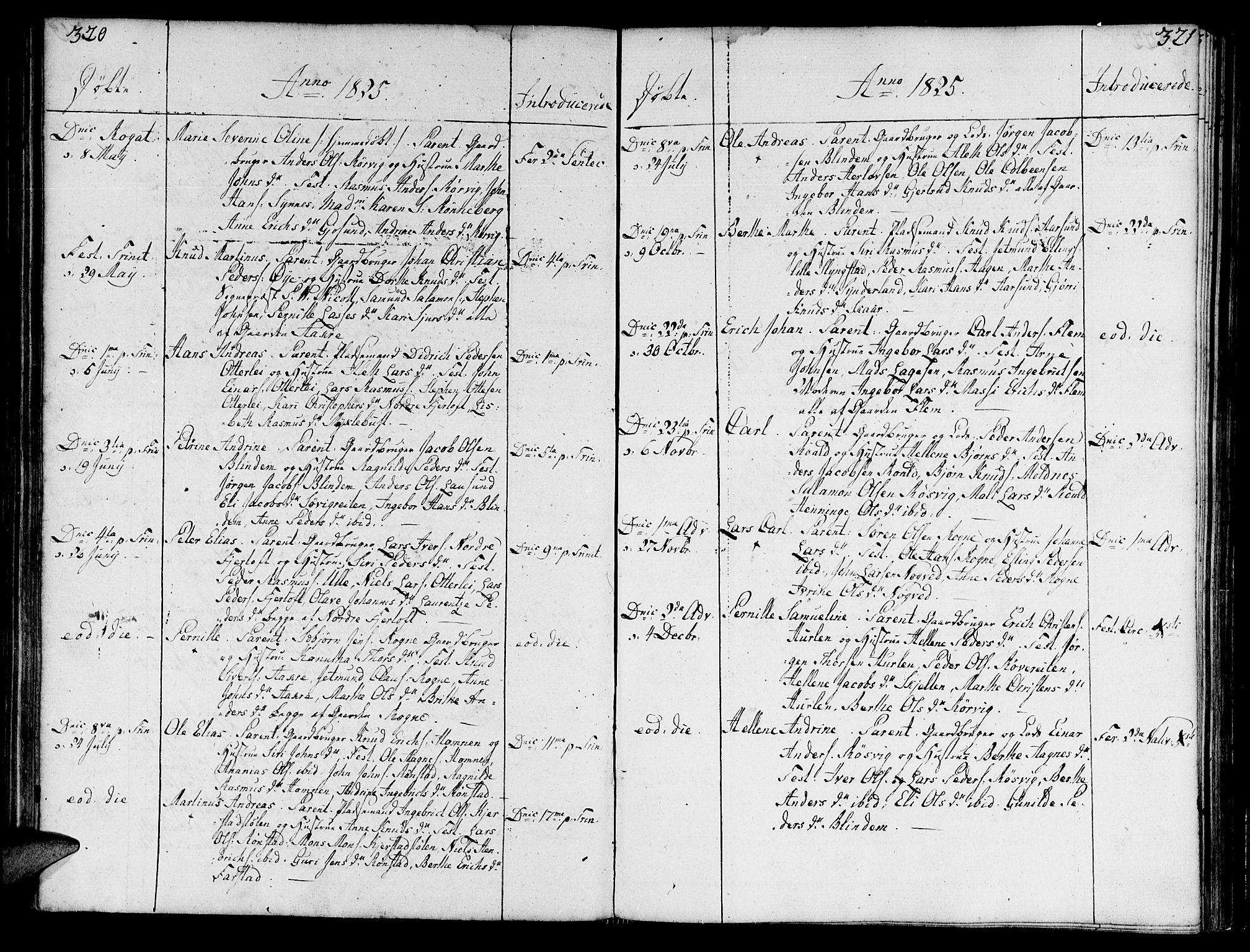 Ministerialprotokoller, klokkerbøker og fødselsregistre - Møre og Romsdal, SAT/A-1454/536/L0494: Parish register (official) no. 536A03, 1803-1836, p. 320-321