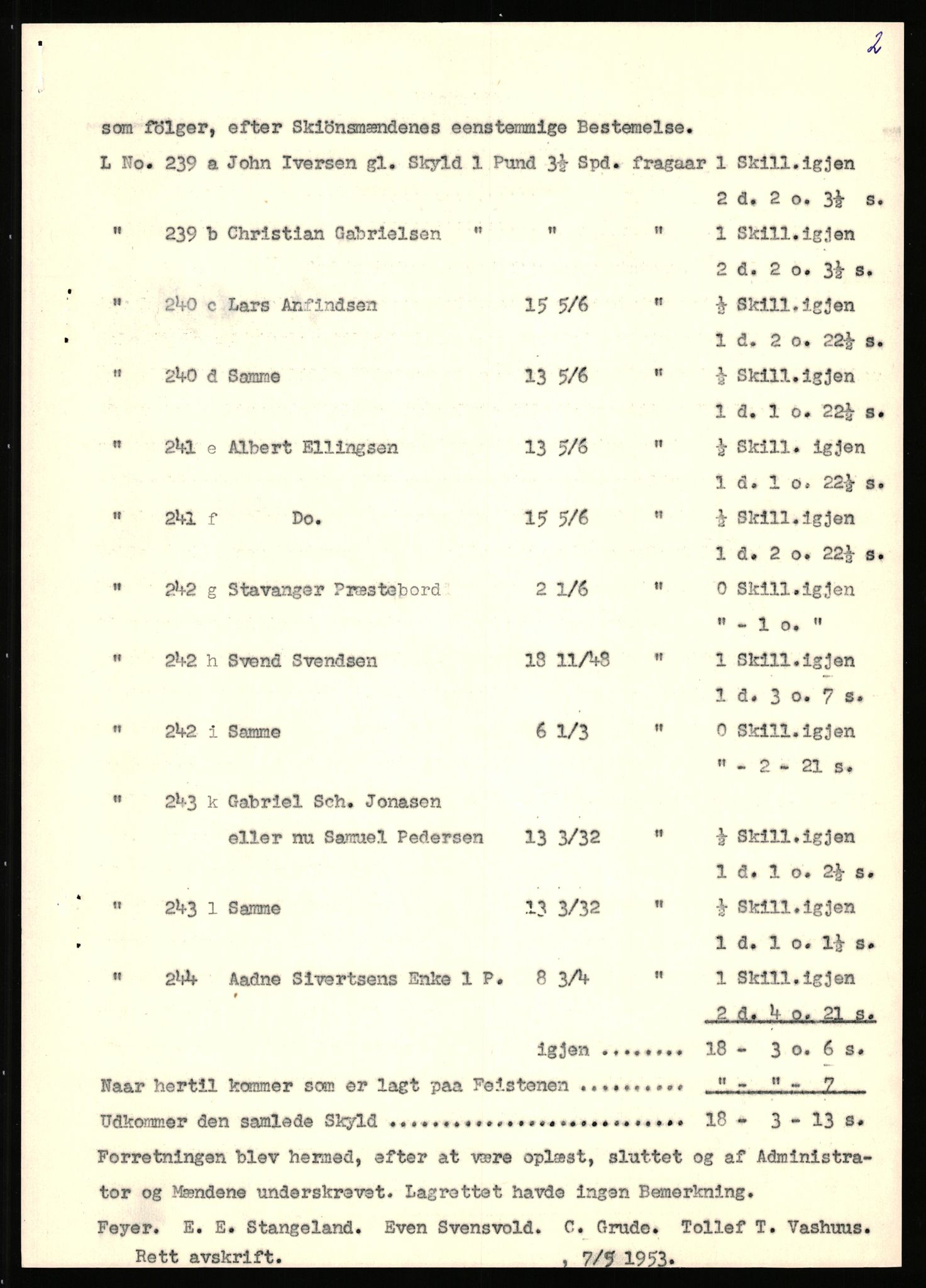 Statsarkivet i Stavanger, AV/SAST-A-101971/03/Y/Yj/L0073: Avskrifter sortert etter gårdsnavn: Sandstøl ytre - Selland, 1750-1930, p. 415