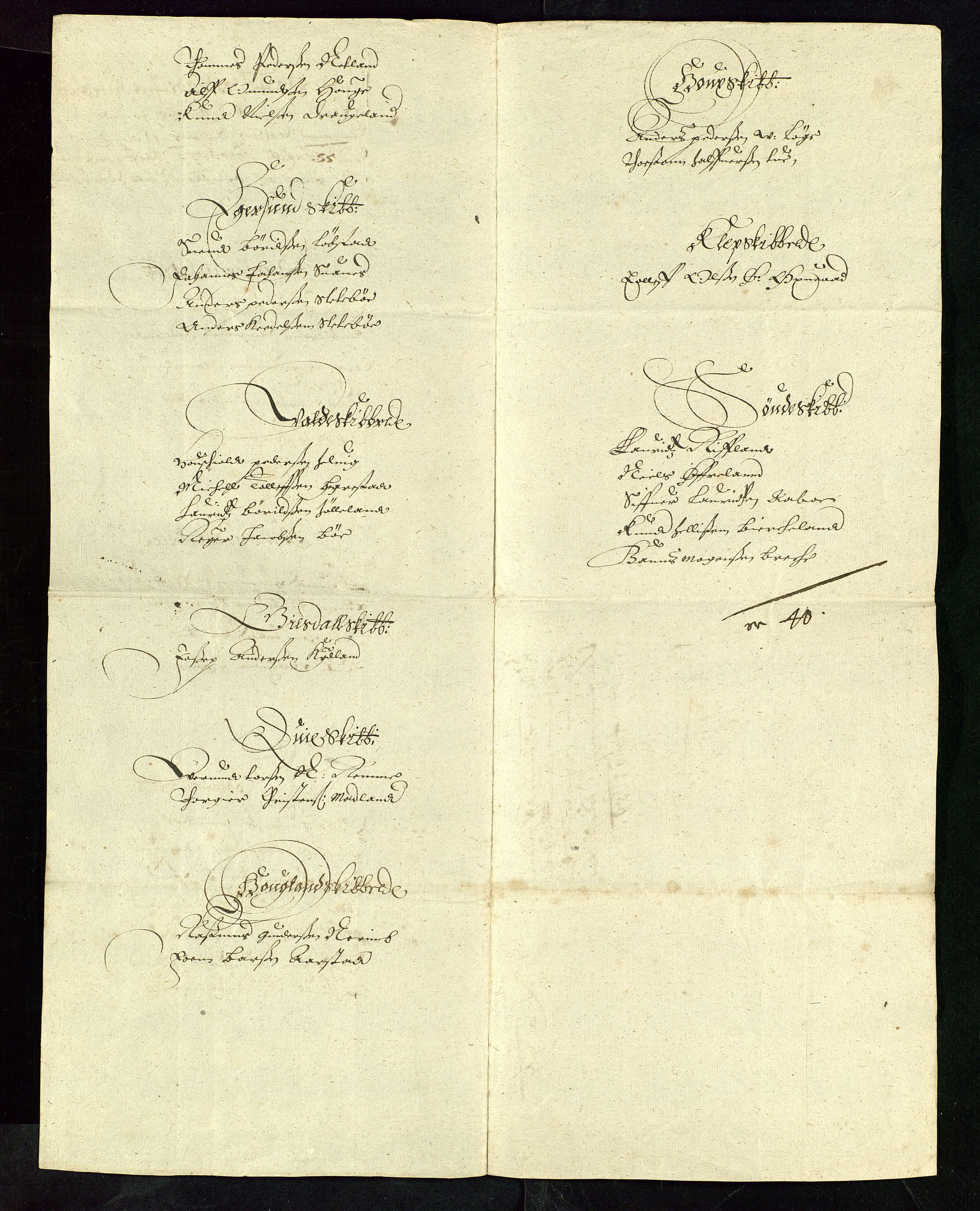 Stavanger len, AV/SAST-A-101870/Ob/L0025: Diverse, 1644-1661, p. 225