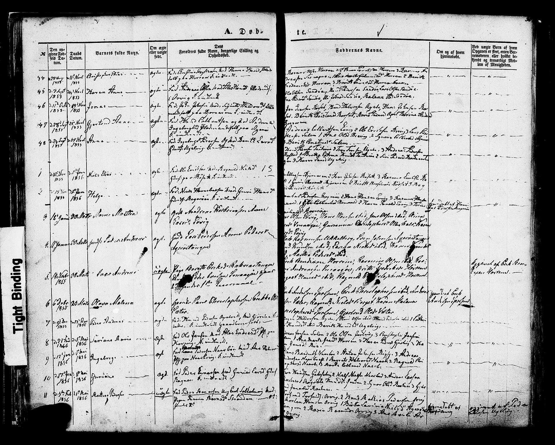 Ministerialprotokoller, klokkerbøker og fødselsregistre - Møre og Romsdal, SAT/A-1454/560/L0719: Parish register (official) no. 560A03, 1845-1872, p. 30
