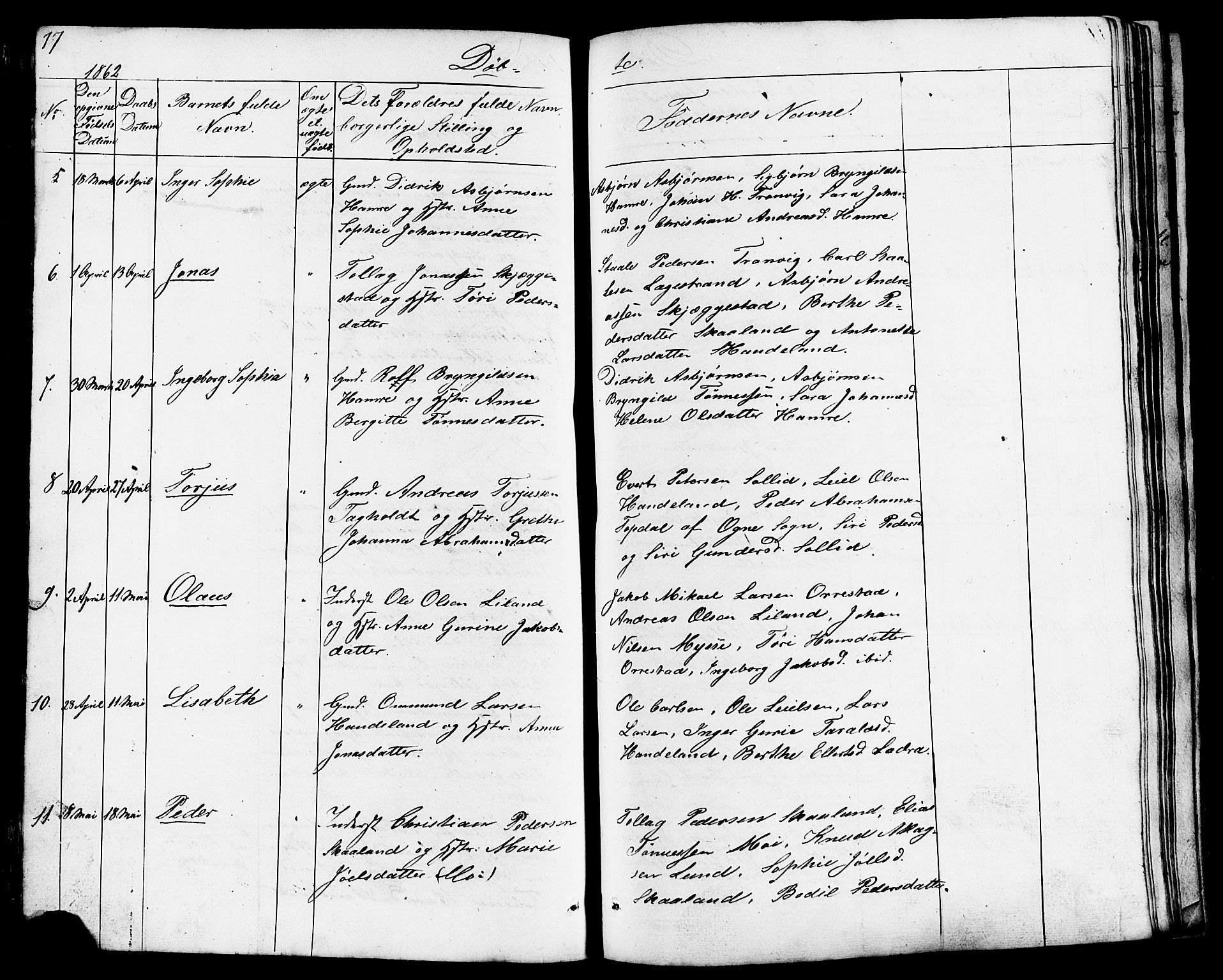 Lund sokneprestkontor, AV/SAST-A-101809/S07/L0003: Parish register (copy) no. B 3, 1848-1885, p. 77