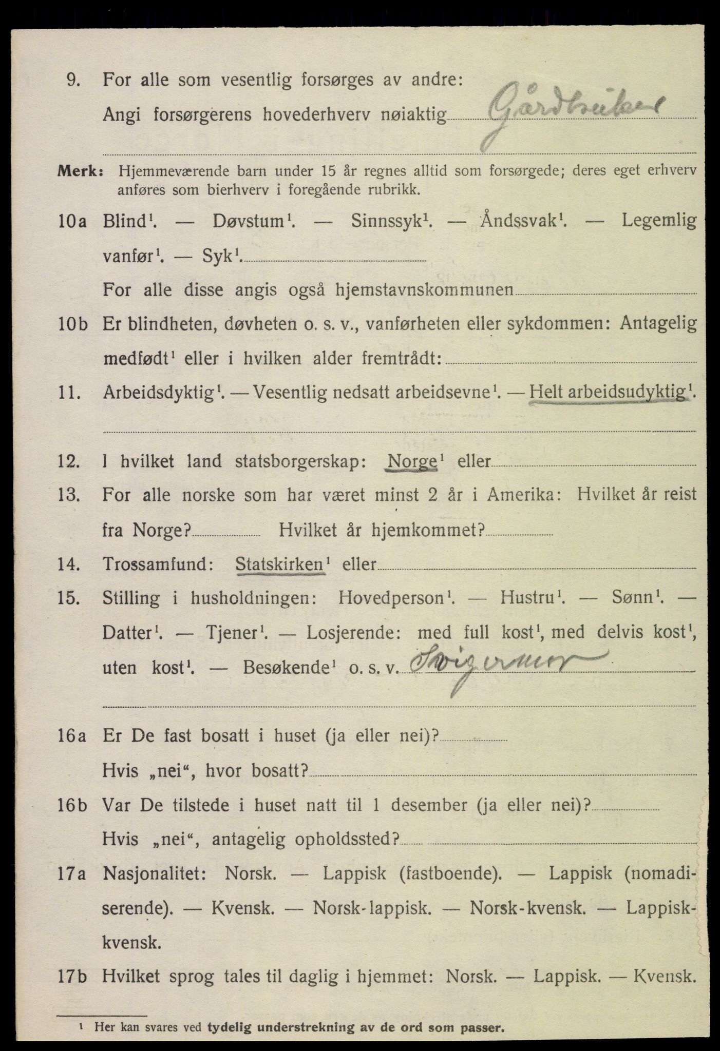 SAT, 1920 census for Gravvik, 1920, p. 859