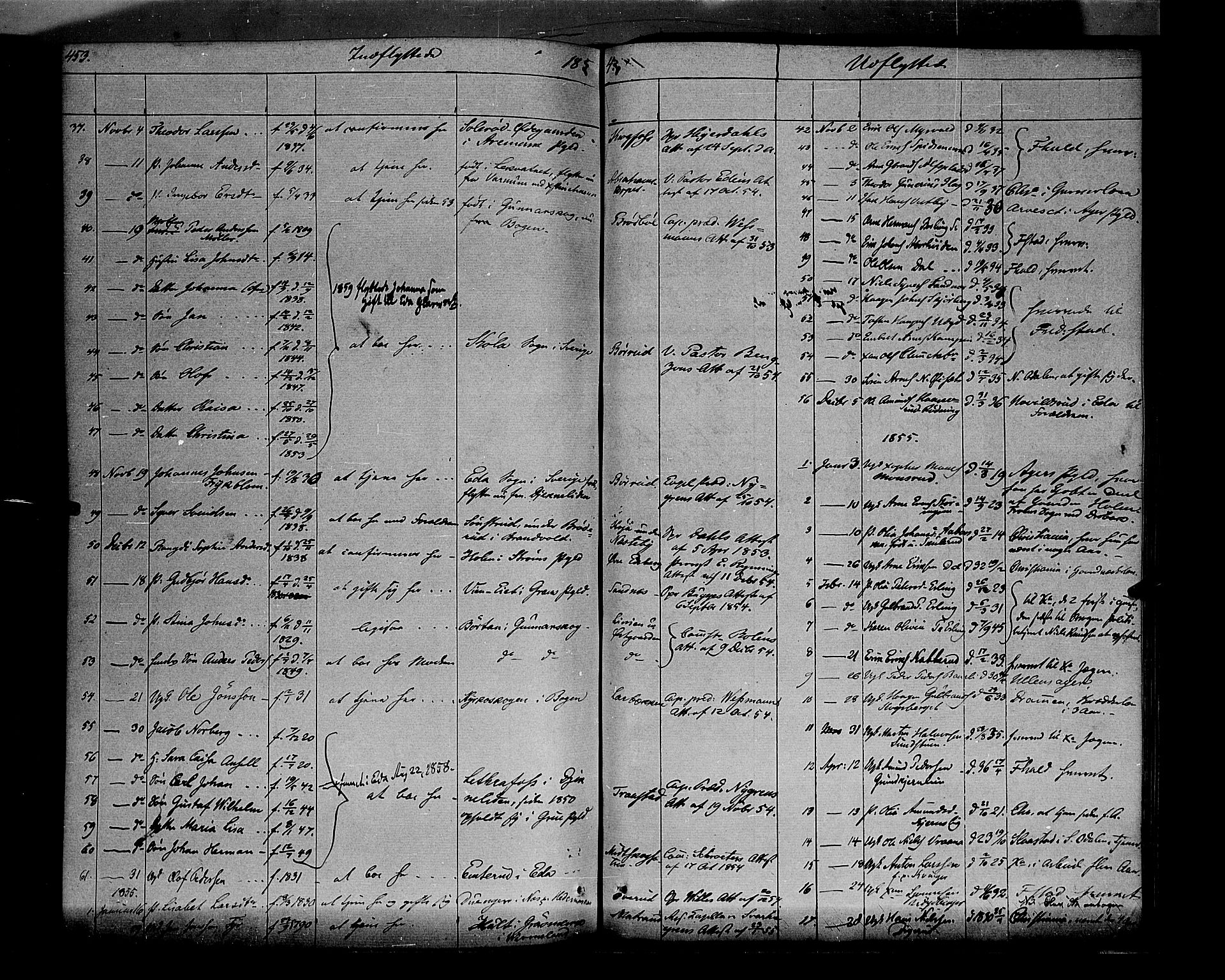 Vinger prestekontor, AV/SAH-PREST-024/H/Ha/Haa/L0009: Parish register (official) no. 9, 1847-1855, p. 453