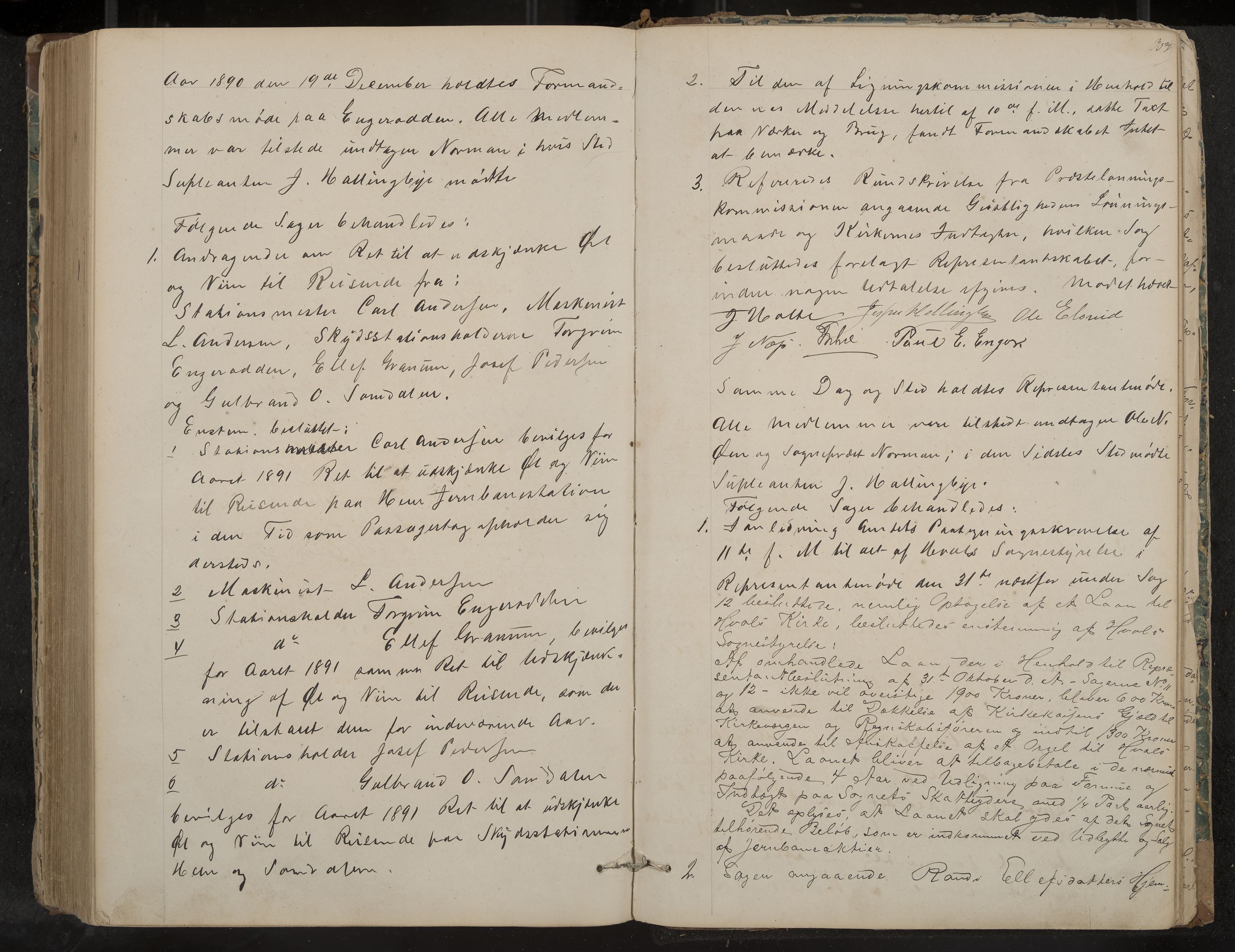 Ådal formannskap og sentraladministrasjon, IKAK/0614021/A/Aa/L0001: Møtebok, 1858-1891, p. 303