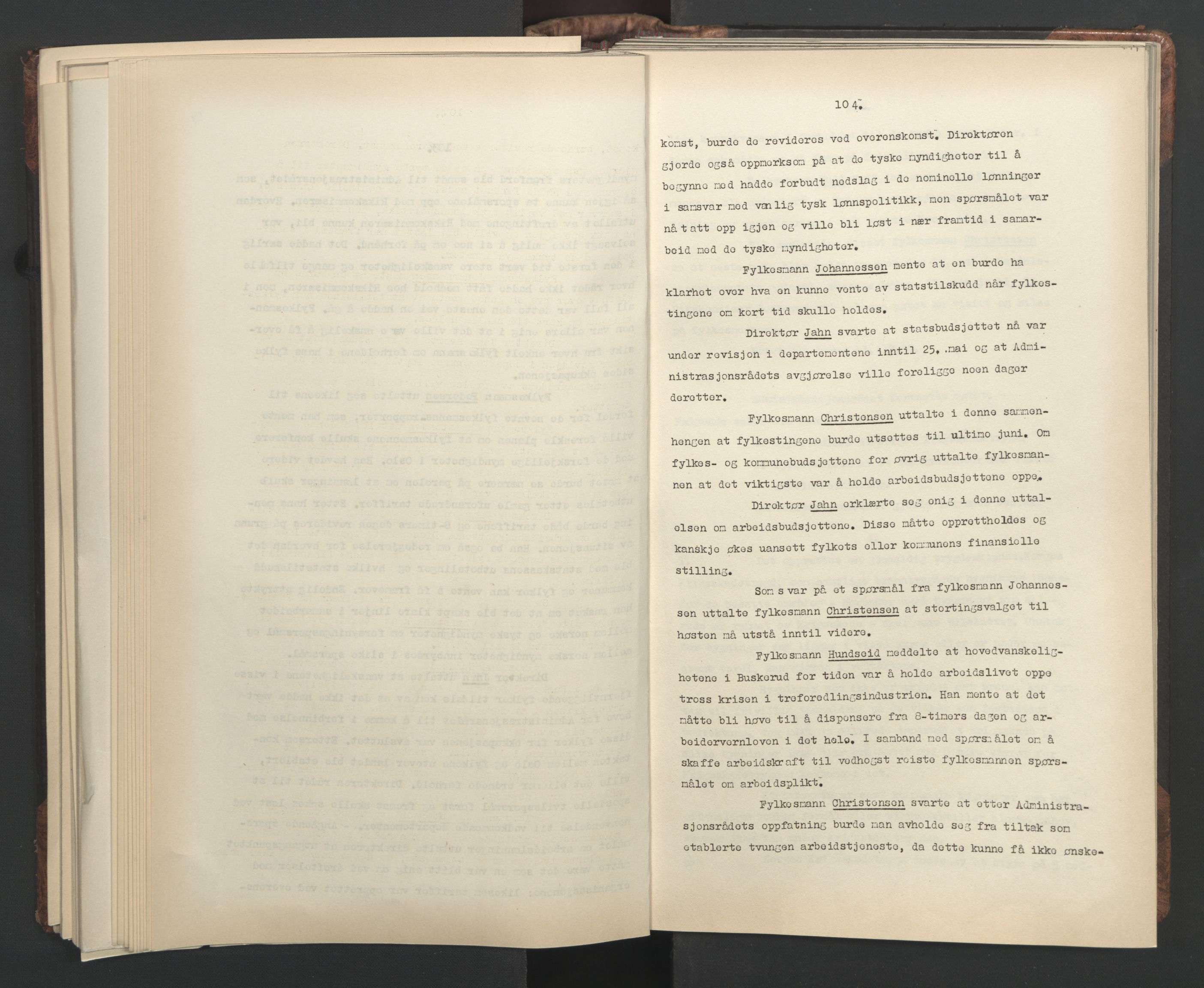Administrasjonsrådet, AV/RA-S-1004/A/L0001: Møteprotokoll med tillegg 15/4-25/9, 1940, p. 104