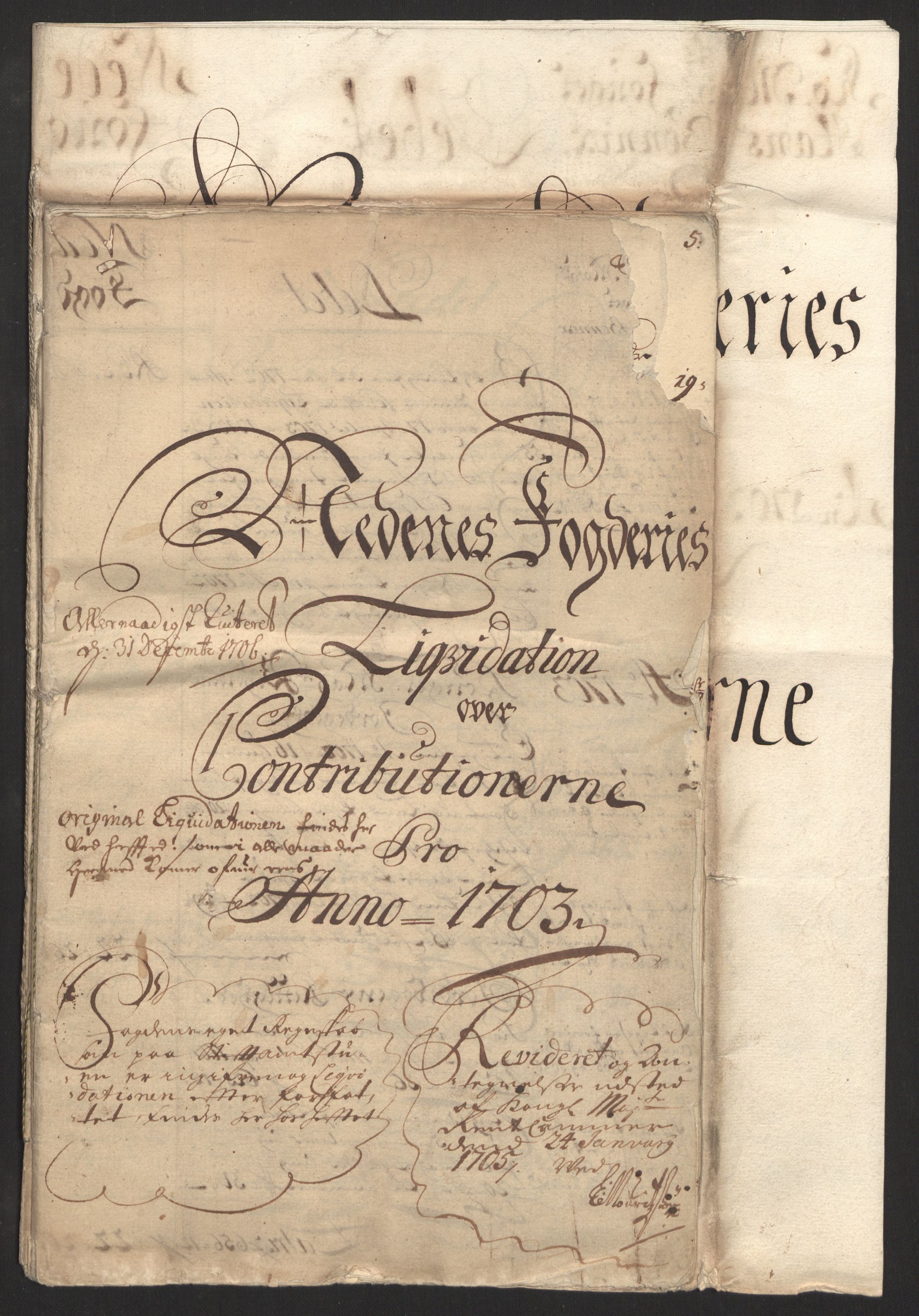 Rentekammeret inntil 1814, Reviderte regnskaper, Fogderegnskap, AV/RA-EA-4092/R39/L2316: Fogderegnskap Nedenes, 1702-1703, p. 163