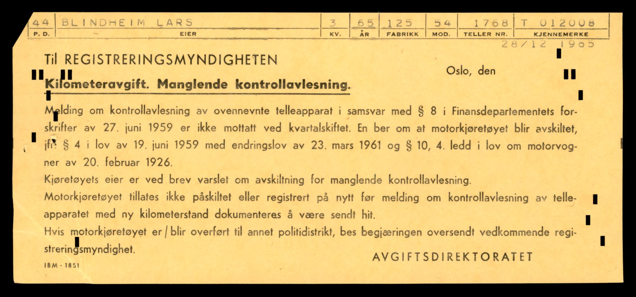 Møre og Romsdal vegkontor - Ålesund trafikkstasjon, AV/SAT-A-4099/F/Fe/L0032: Registreringskort for kjøretøy T 11997 - T 12149, 1927-1998, p. 181
