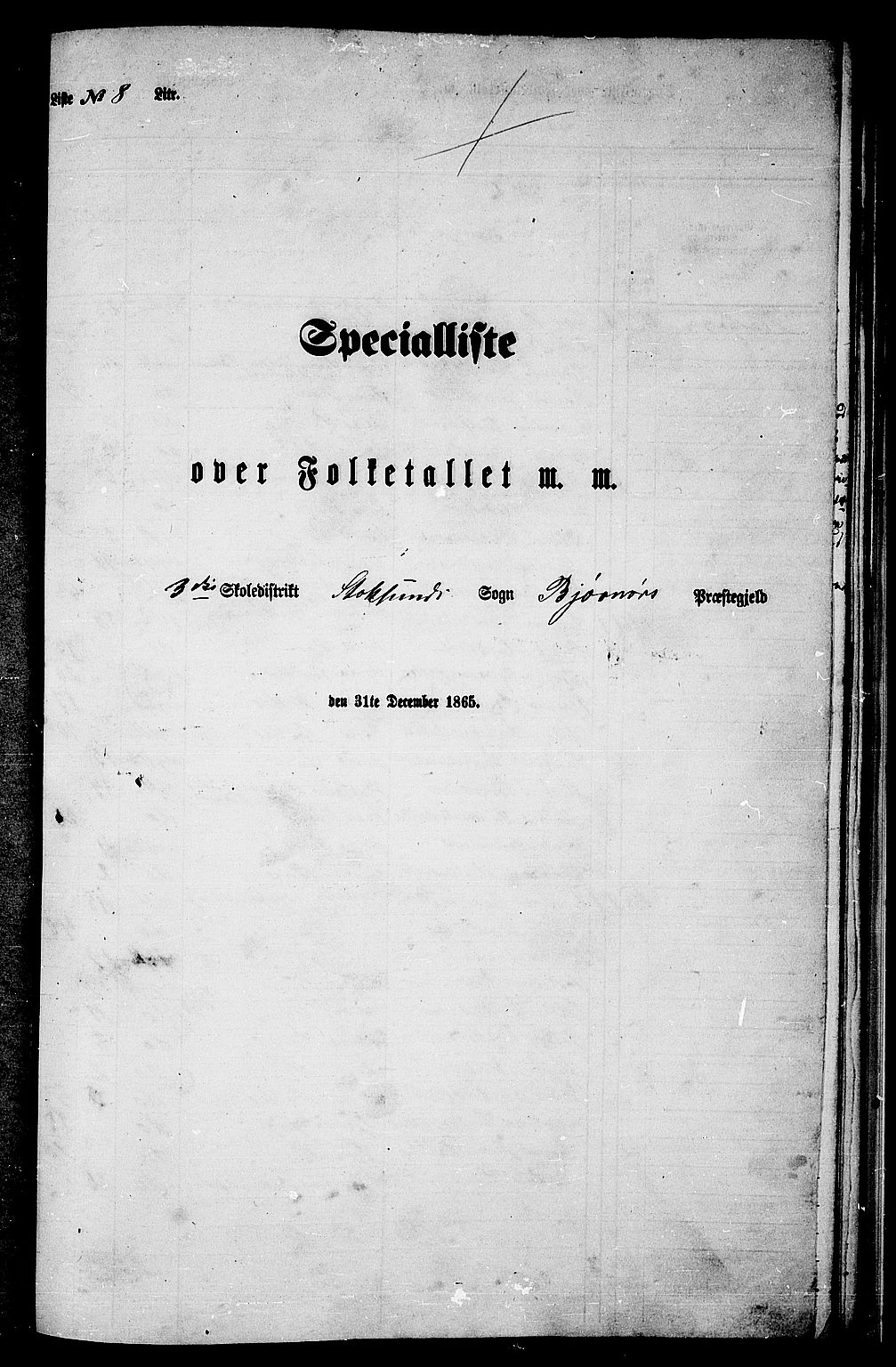 RA, 1865 census for Bjørnør, 1865, p. 114