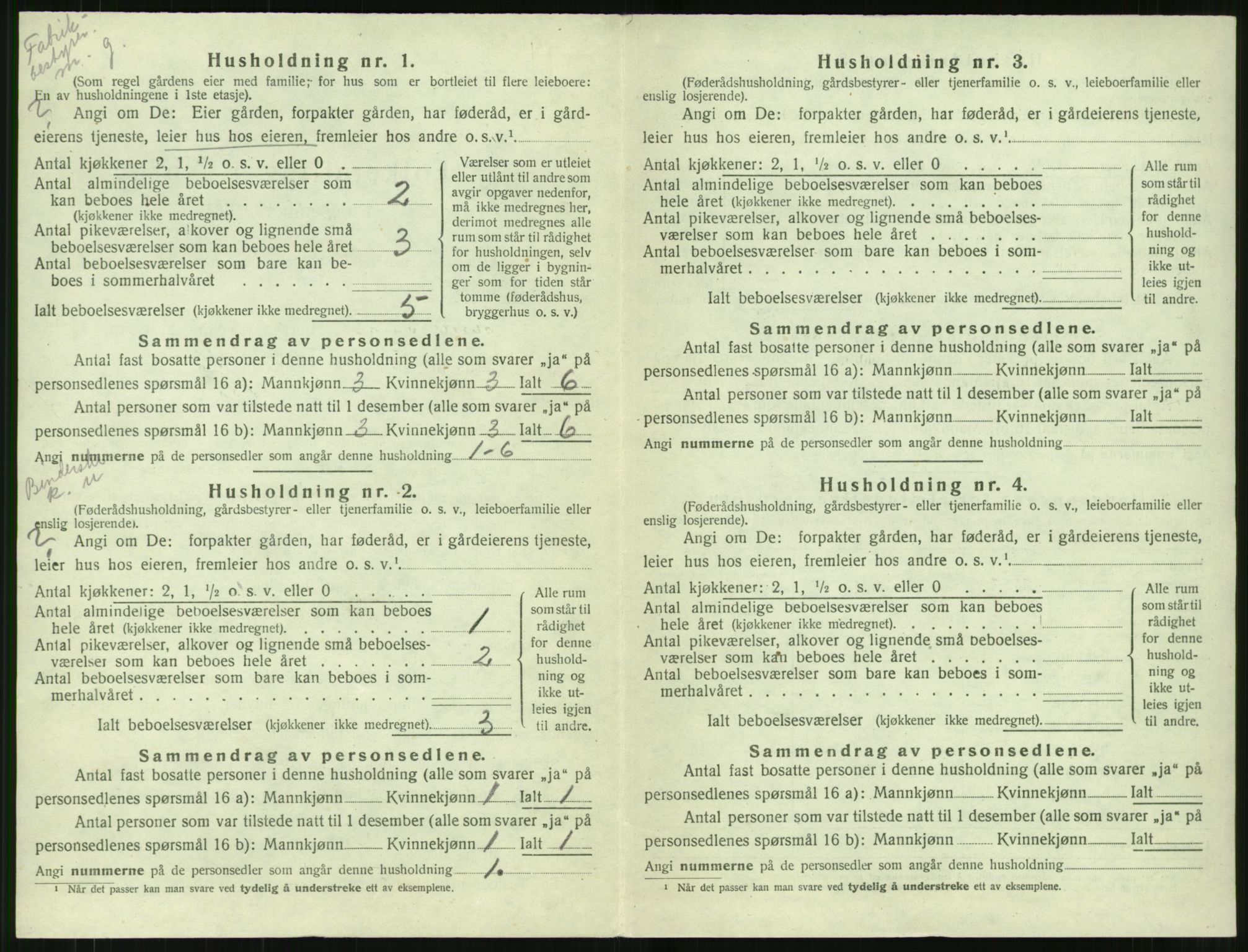 SAT, 1920 census for Haram, 1920, p. 296