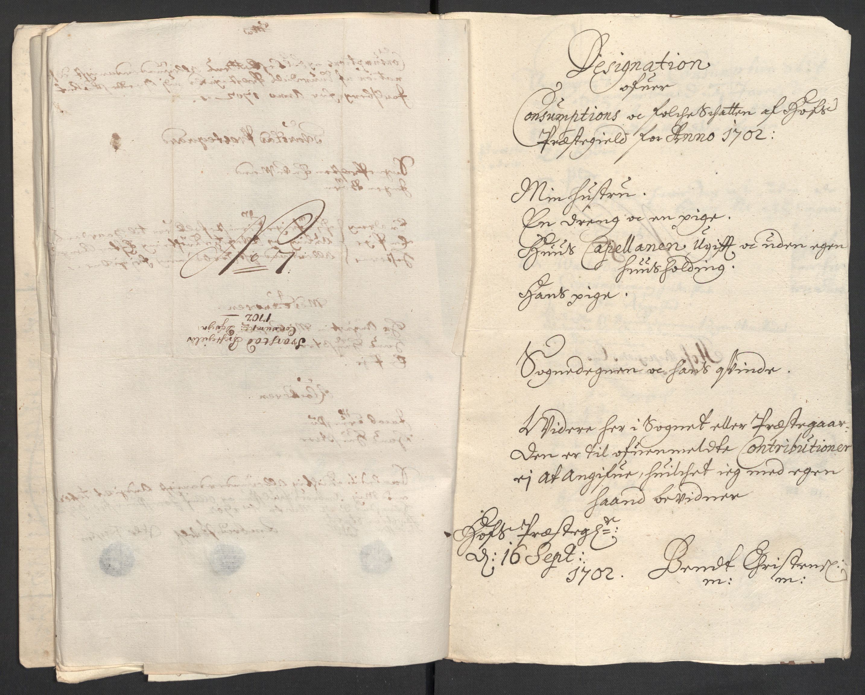 Rentekammeret inntil 1814, Reviderte regnskaper, Fogderegnskap, RA/EA-4092/R32/L1870: Fogderegnskap Jarlsberg grevskap, 1702, p. 179