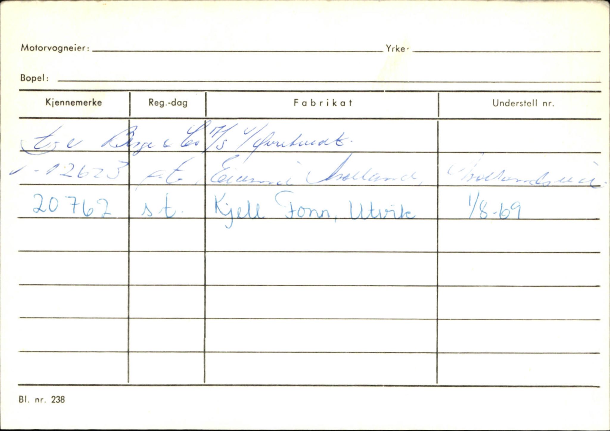 Statens vegvesen, Sogn og Fjordane vegkontor, AV/SAB-A-5301/4/F/L0131: Eigarregister Høyanger P-Å. Stryn S-Å, 1945-1975, p. 356