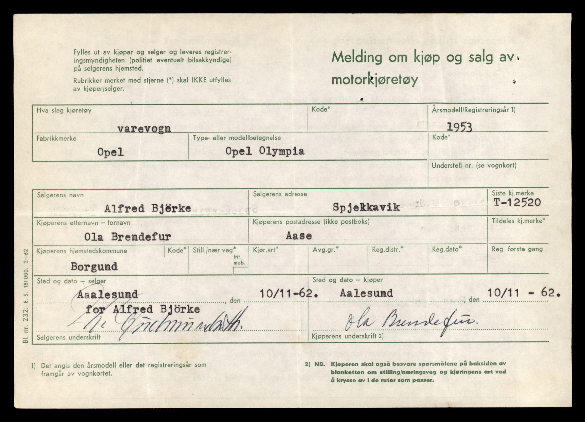 Møre og Romsdal vegkontor - Ålesund trafikkstasjon, AV/SAT-A-4099/F/Fe/L0034: Registreringskort for kjøretøy T 12500 - T 12652, 1927-1998, p. 356