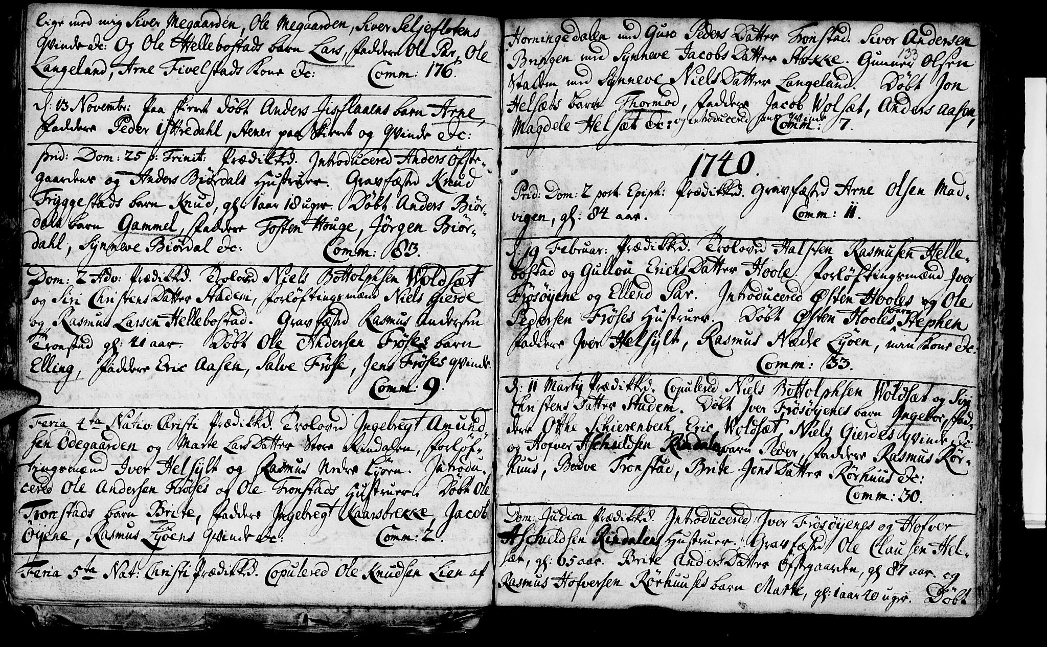 Ministerialprotokoller, klokkerbøker og fødselsregistre - Møre og Romsdal, SAT/A-1454/519/L0241: Parish register (official) no. 519A01 /2, 1736-1760, p. 133