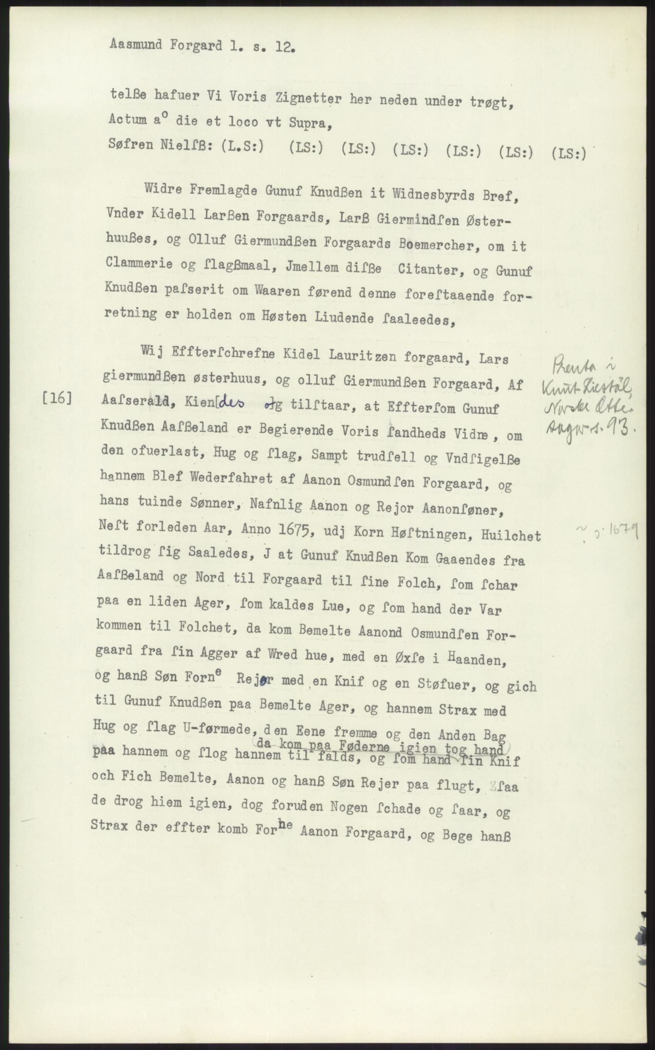 Samlinger til kildeutgivelse, Diplomavskriftsamlingen, AV/RA-EA-4053/H/Ha, p. 1165