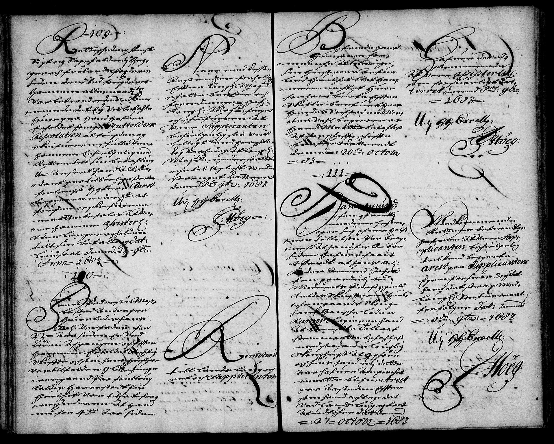 Stattholderembetet 1572-1771, RA/EA-2870/Ae/L0001: Supplikasjons- og resolusjonsprotokoll, 1683-1684