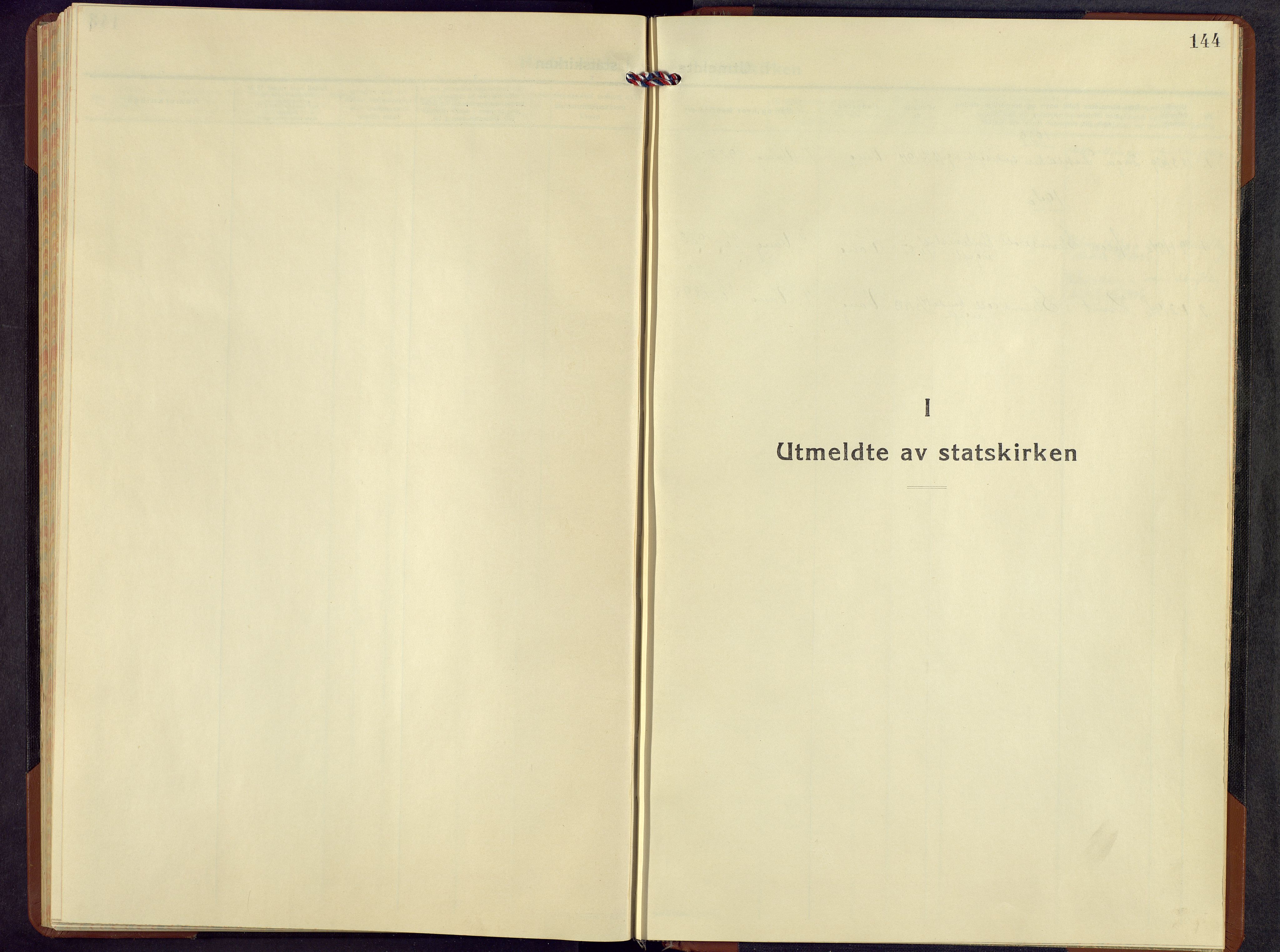 Vang prestekontor, Valdres, SAH/PREST-140/H/Hb/L0009: Parish register (copy) no. 9, 1937-1956, p. 144