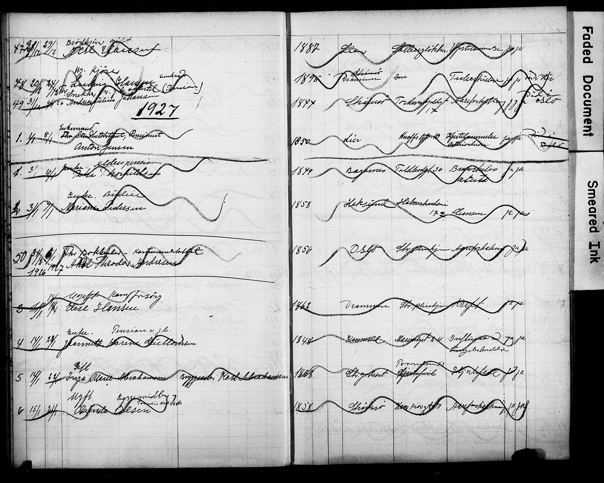 Strømsø kirkebøker, AV/SAKO-A-246/Y/Ya/L0008: Parish register draft no. I 8, 1916-1931