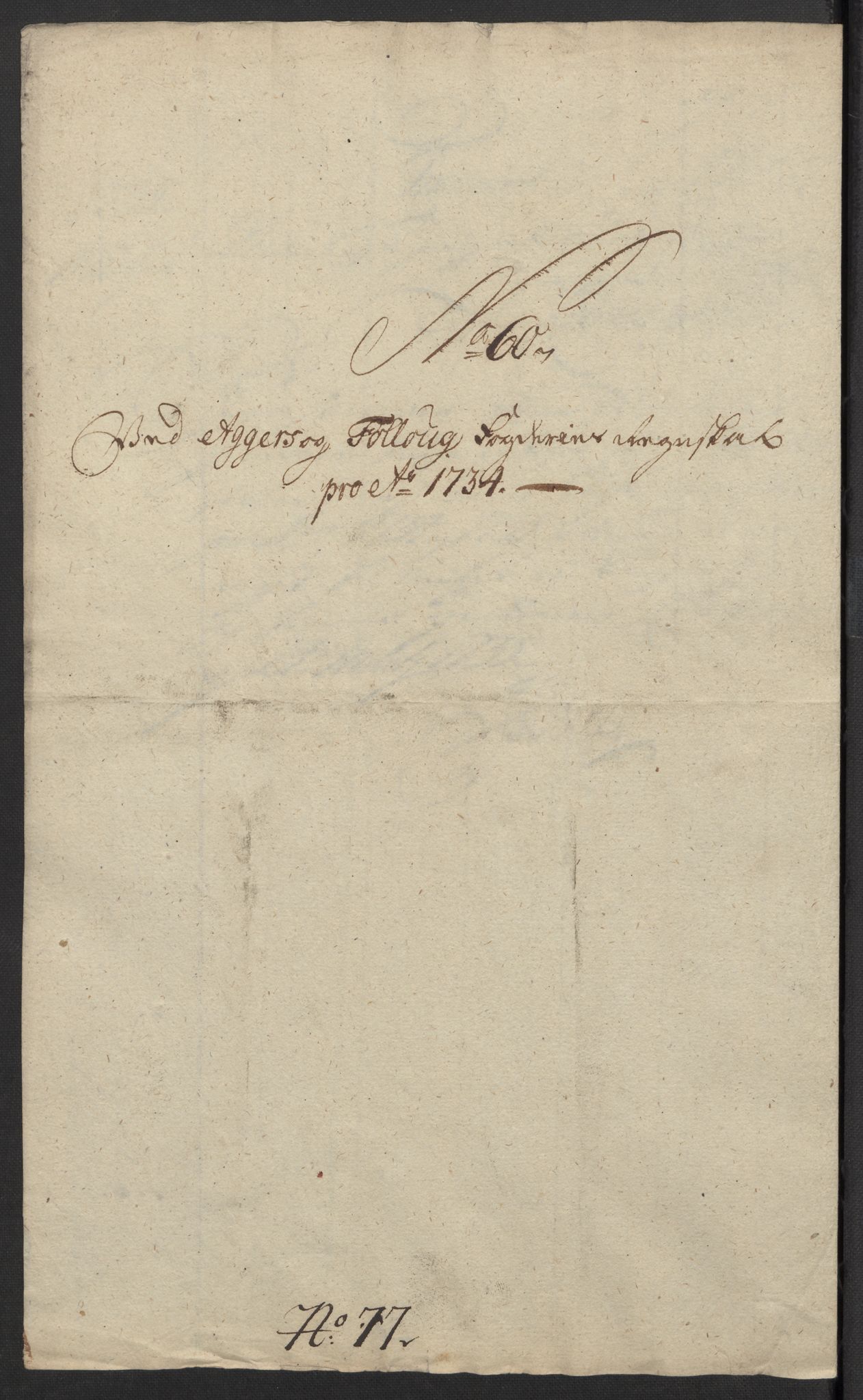 Rentekammeret inntil 1814, Reviderte regnskaper, Fogderegnskap, AV/RA-EA-4092/R10/L0473: Fogderegnskap Aker og Follo, 1734, p. 243