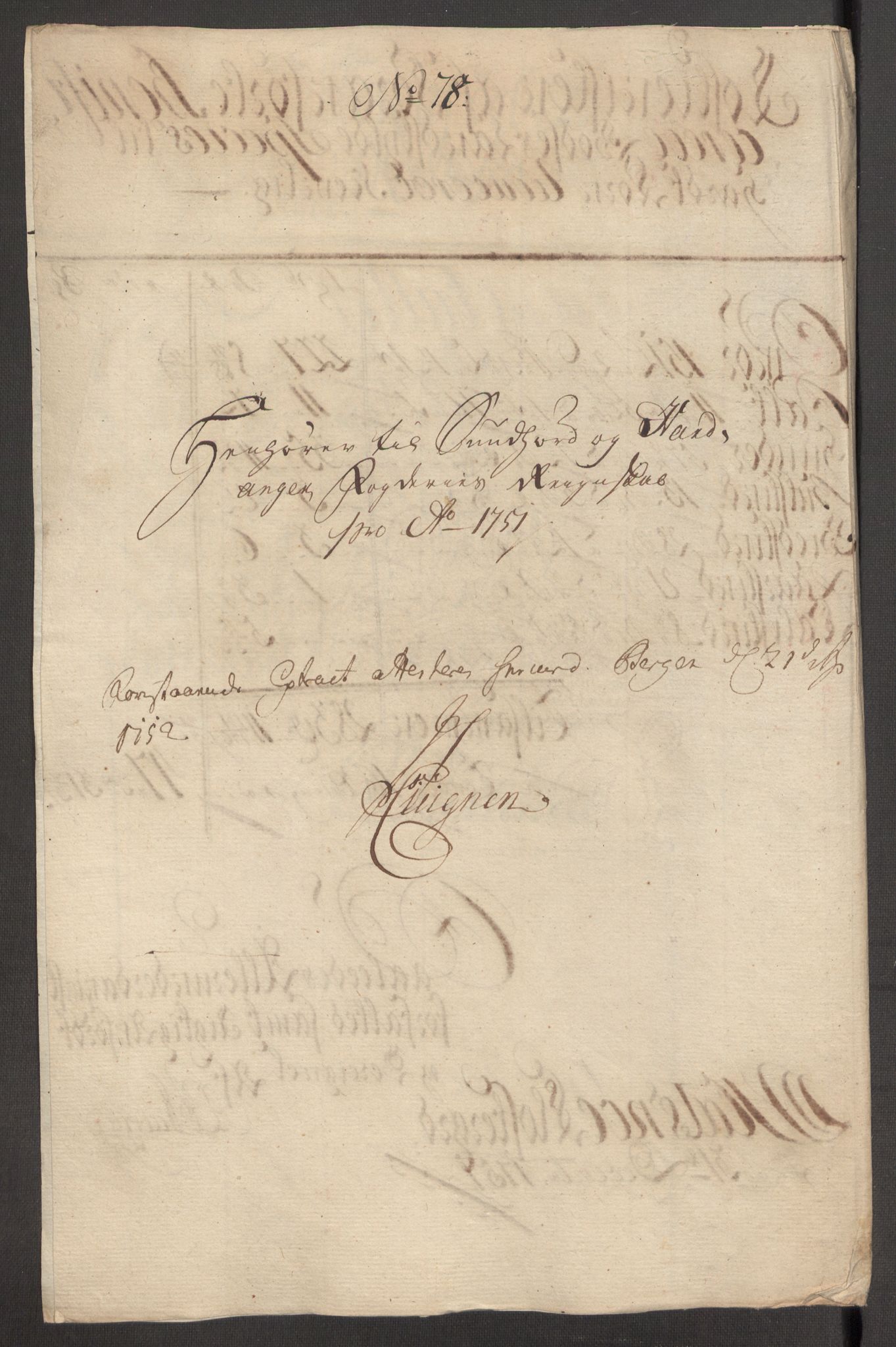 Rentekammeret inntil 1814, Reviderte regnskaper, Fogderegnskap, AV/RA-EA-4092/R48/L3056: Fogderegnskap Sunnhordland og Hardanger, 1751, p. 502