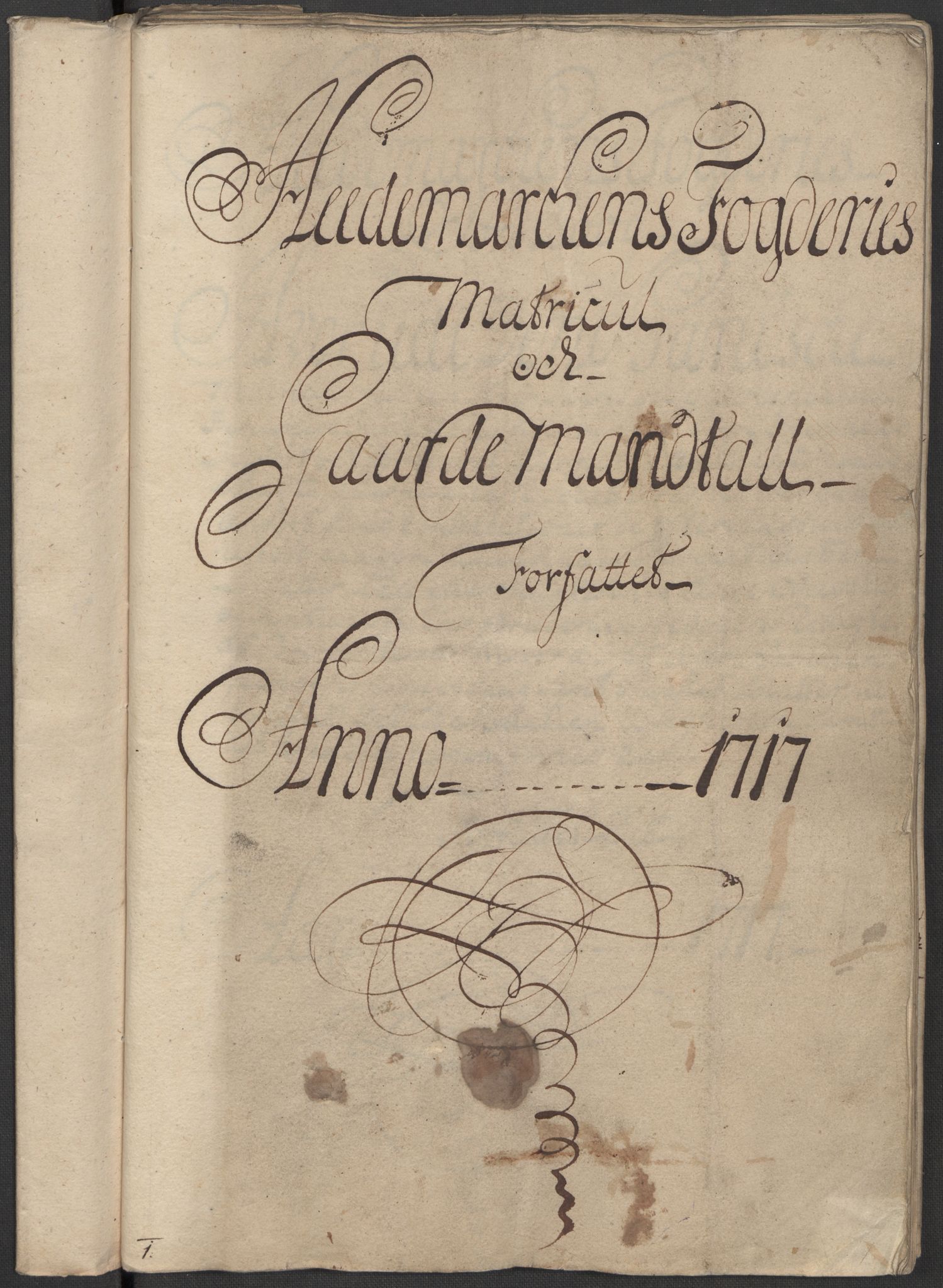 Rentekammeret inntil 1814, Reviderte regnskaper, Fogderegnskap, RA/EA-4092/R16/L1056: Fogderegnskap Hedmark, 1717, p. 16