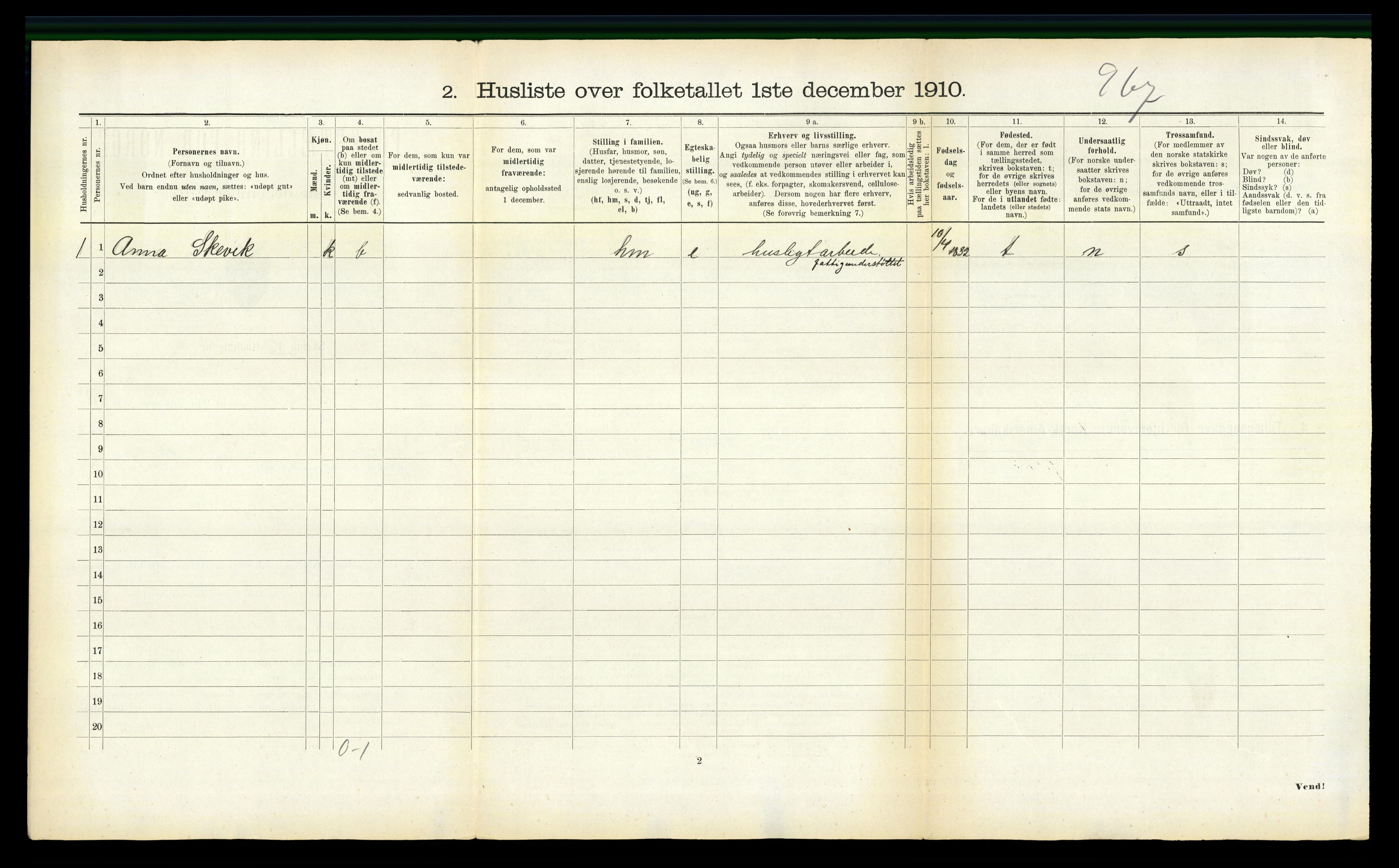 RA, 1910 census for Beitstad, 1910, p. 972