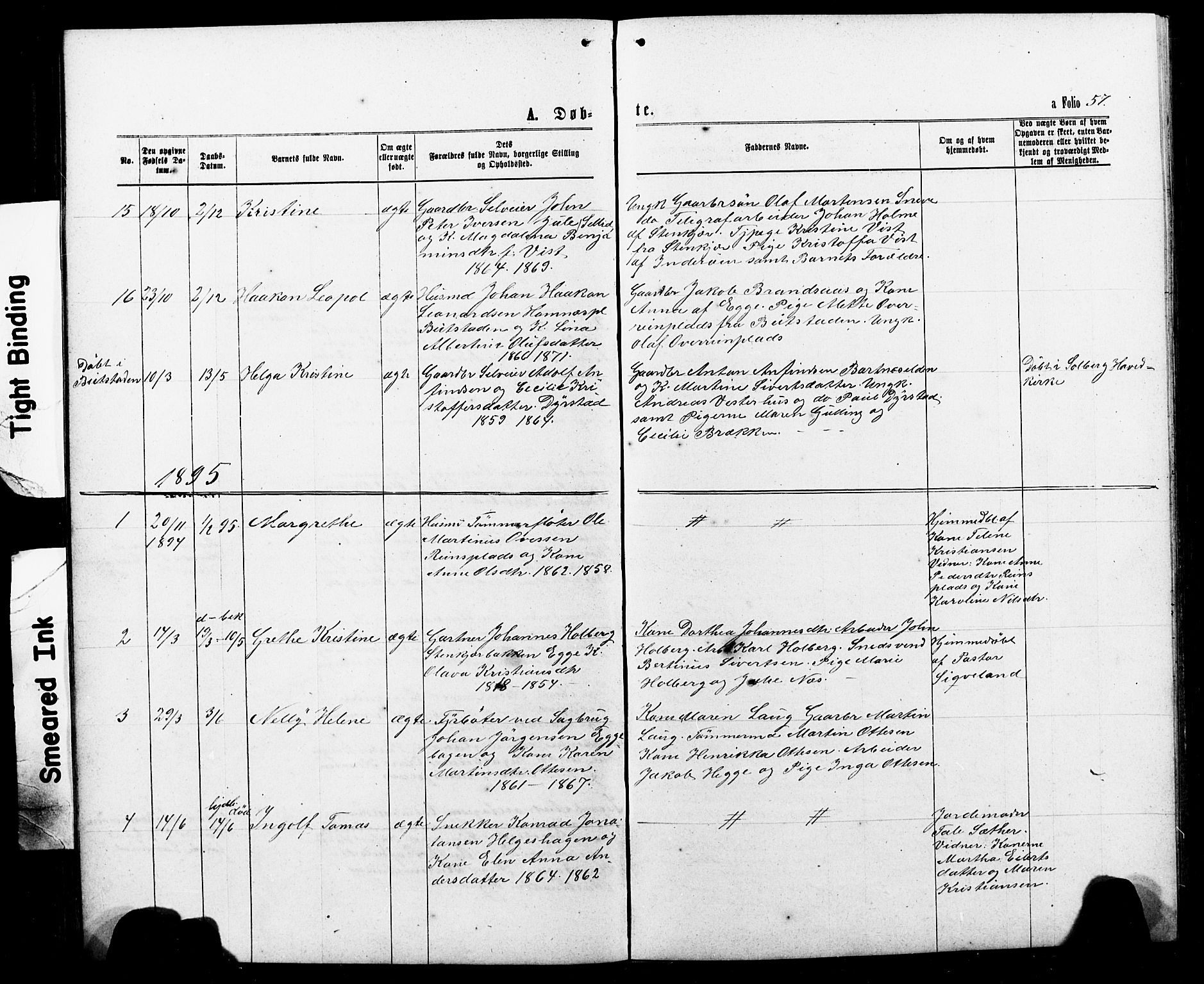 Ministerialprotokoller, klokkerbøker og fødselsregistre - Nord-Trøndelag, SAT/A-1458/740/L0380: Parish register (copy) no. 740C01, 1868-1902, p. 57