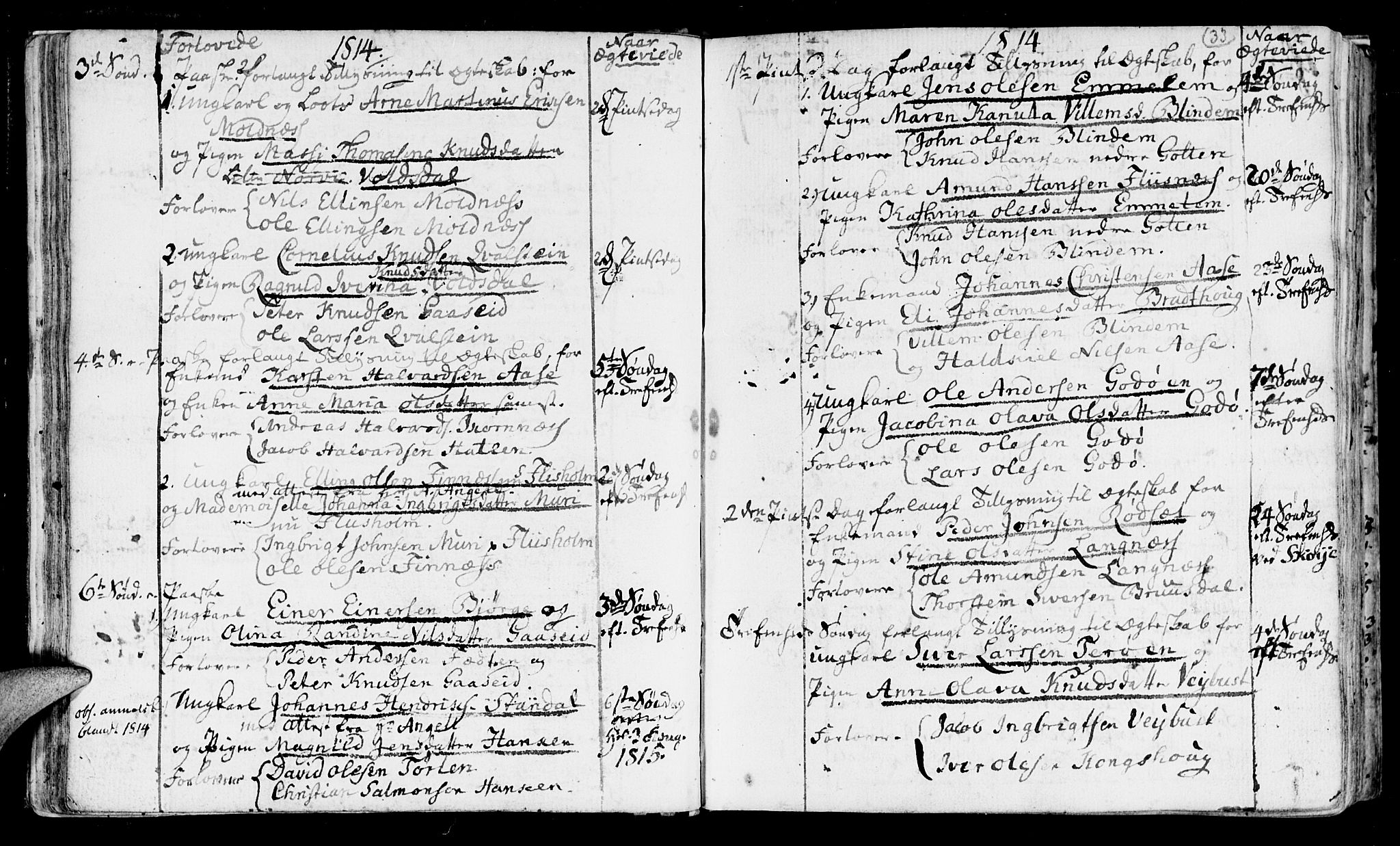 Ministerialprotokoller, klokkerbøker og fødselsregistre - Møre og Romsdal, AV/SAT-A-1454/528/L0394: Parish register (official) no. 528A05, 1801-1826, p. 33