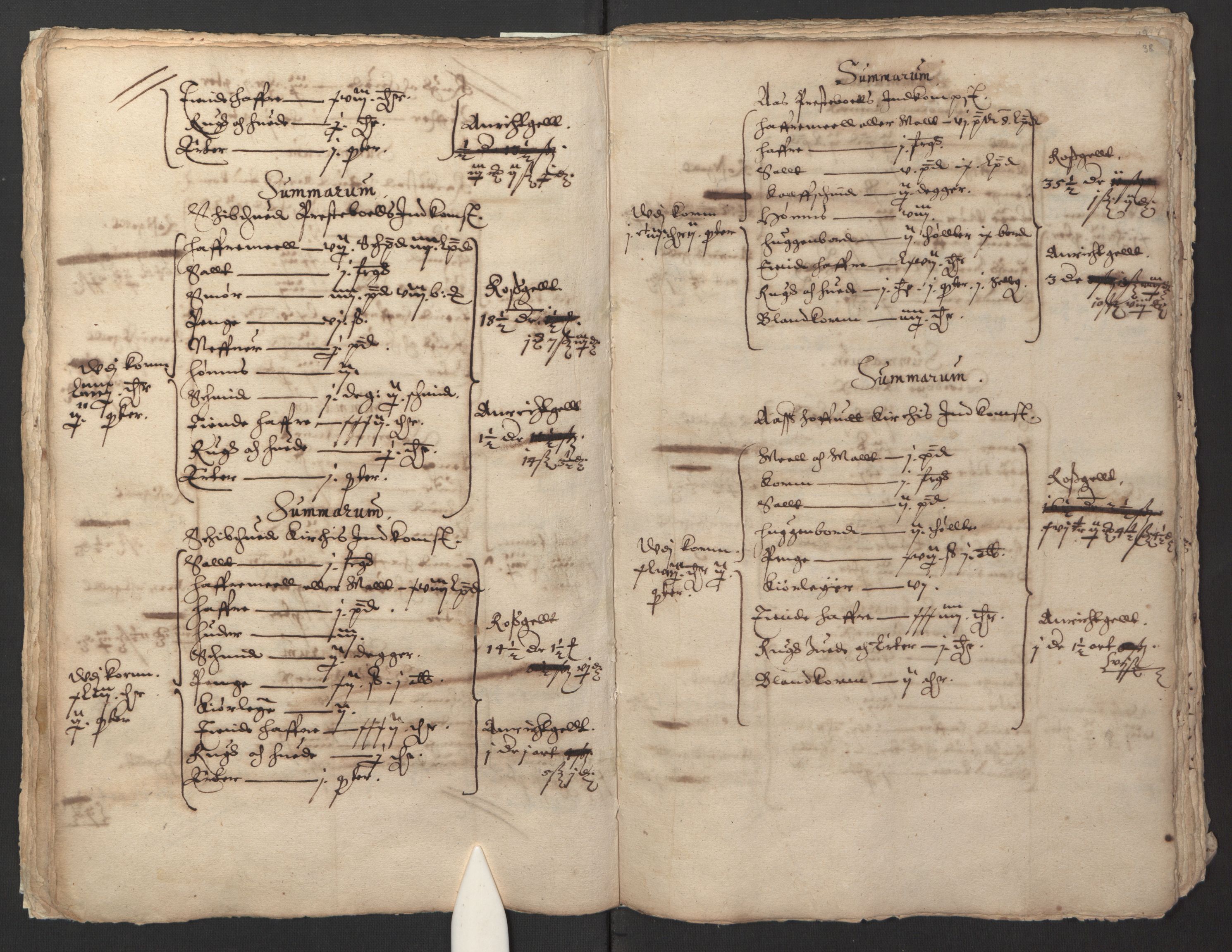 Stattholderembetet 1572-1771, AV/RA-EA-2870/Ek/L0014/0001: Jordebøker til utlikning av rosstjeneste 1624-1626: / Kirke- og prestebolsinntekter i Oslo og Hamar bispedømme, 1625-1626, p. 40